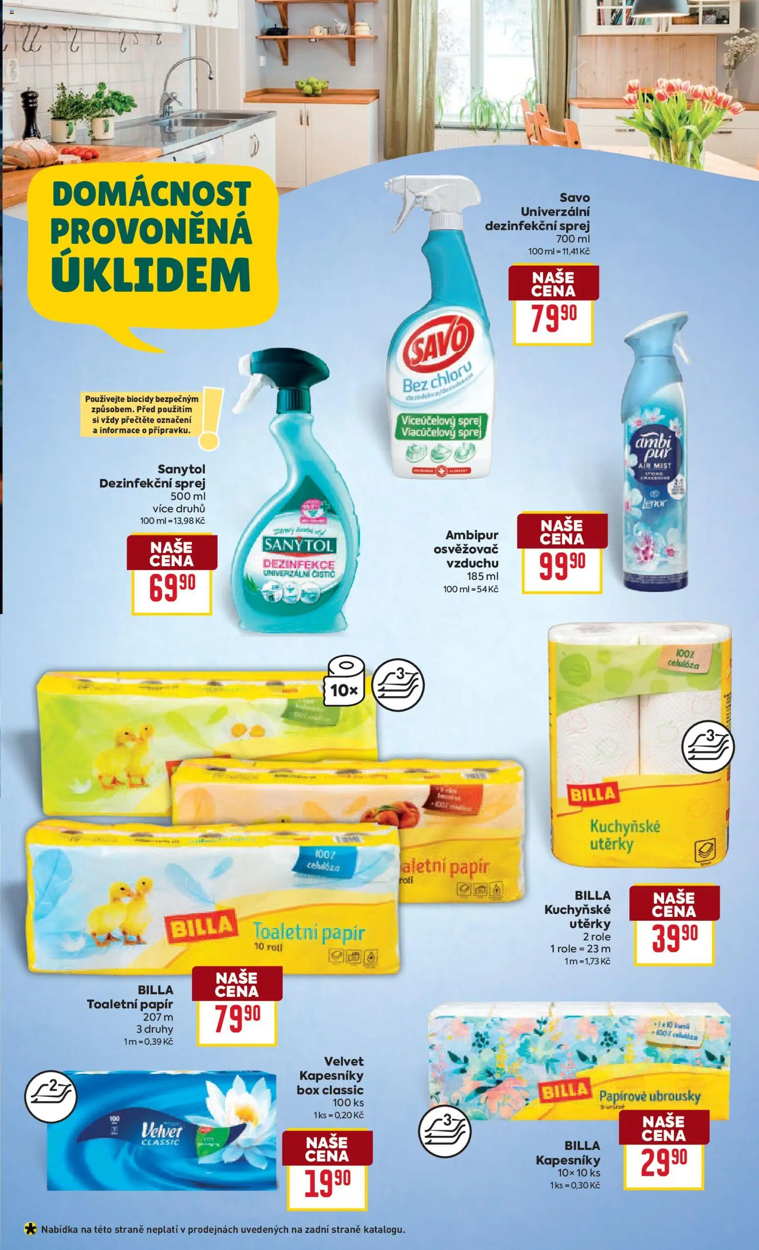 Billa leták - Grilování  od 07.04.2026 | Strana: 31 | Produkty: Kuchyňské utěrky, Utěrky, Ubrousky, Papířové ubrousky
