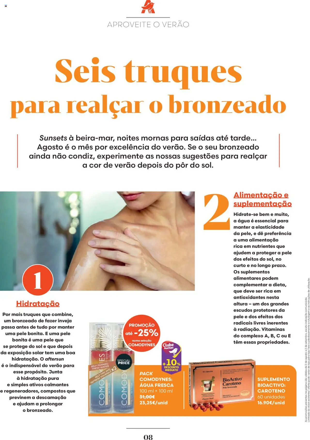 Auchan - Relaxe e cuide de si │ válido de 01.08.2025 | Página: 8 | Produtos: Agua