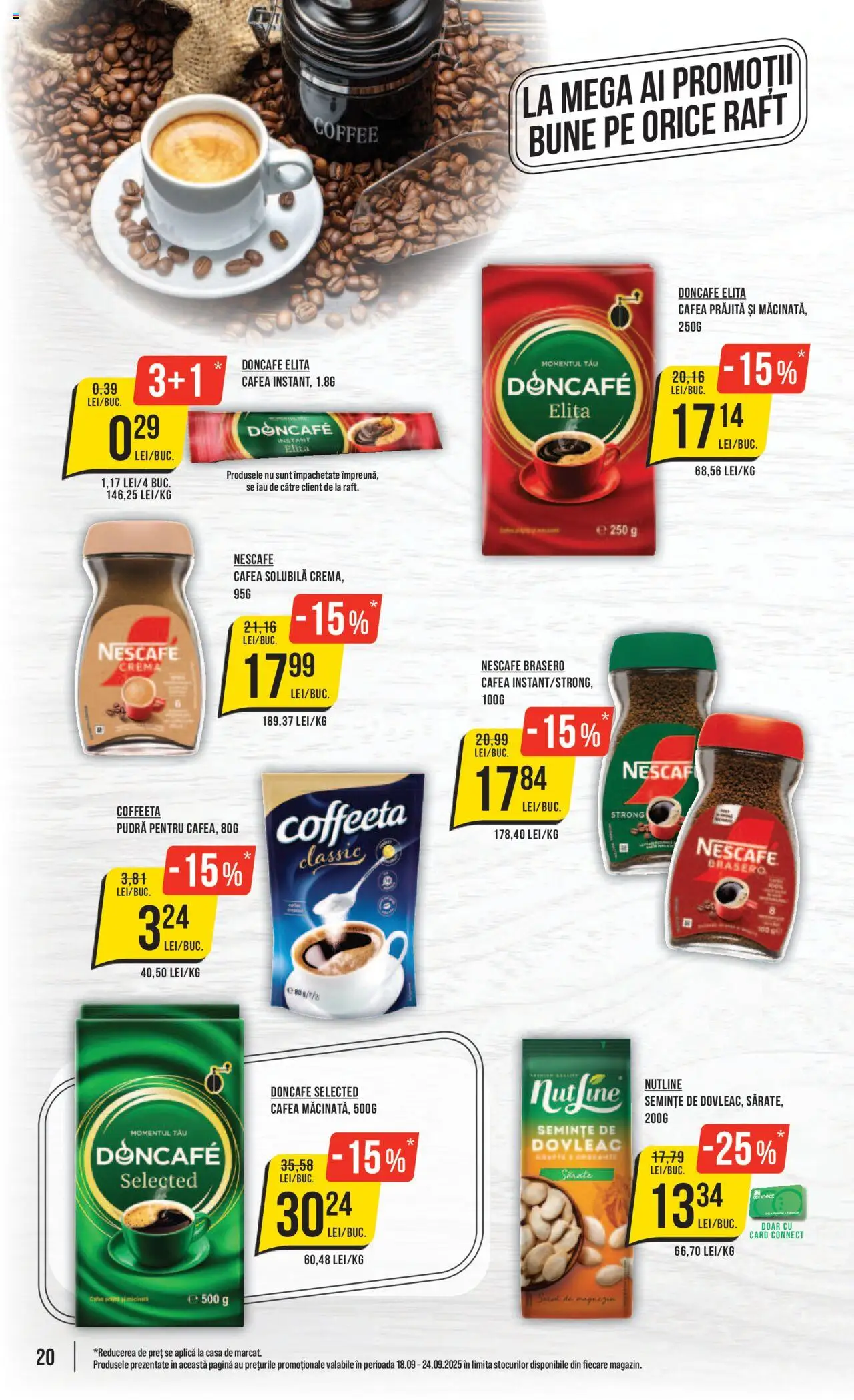 Noul catalog Mega Image – valabil de la 18.09.2025 | Pagină: 20 | Produse: Raft, Pudră, Semințe, Cremă