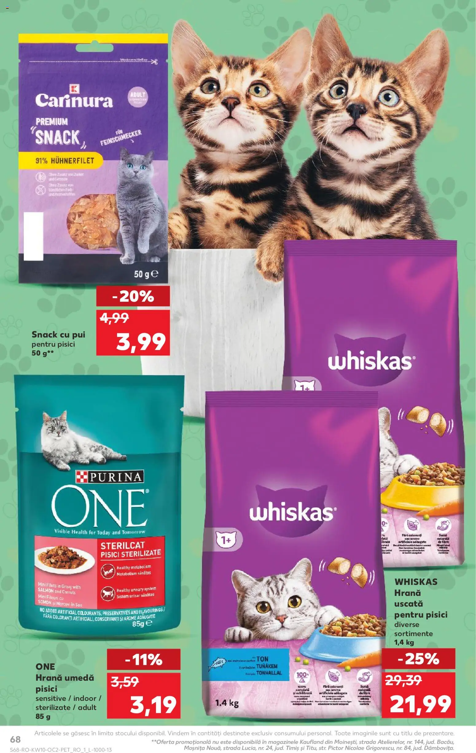 Noul catalog Kaufland – valabil de la 04.03.2026 | Pagină: 68 | Produse: Hacıyatmaz Kedi Oyuncağı, Sos