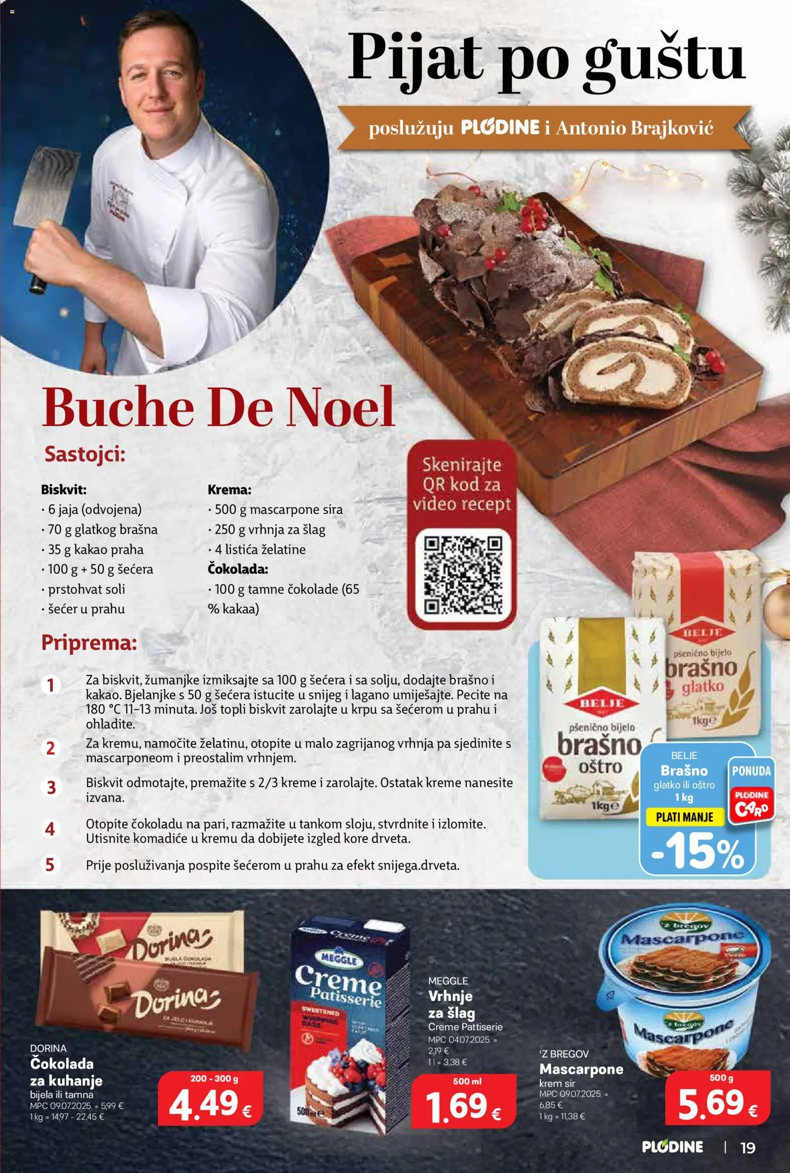 Plodine katalog | vrijedi od 10.12.2025 | Stranica: 19 | Proizvodi: Krem sir, Dorina, Krema, Šećer u prahu