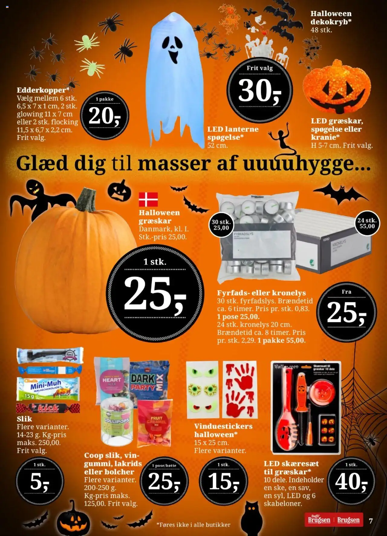 Dagli'Brugsen tilbudsavis – gyldig fra 10.10.2025 | Side: 8 | Produkter: Vin, Græskar, Slik, Lakrids