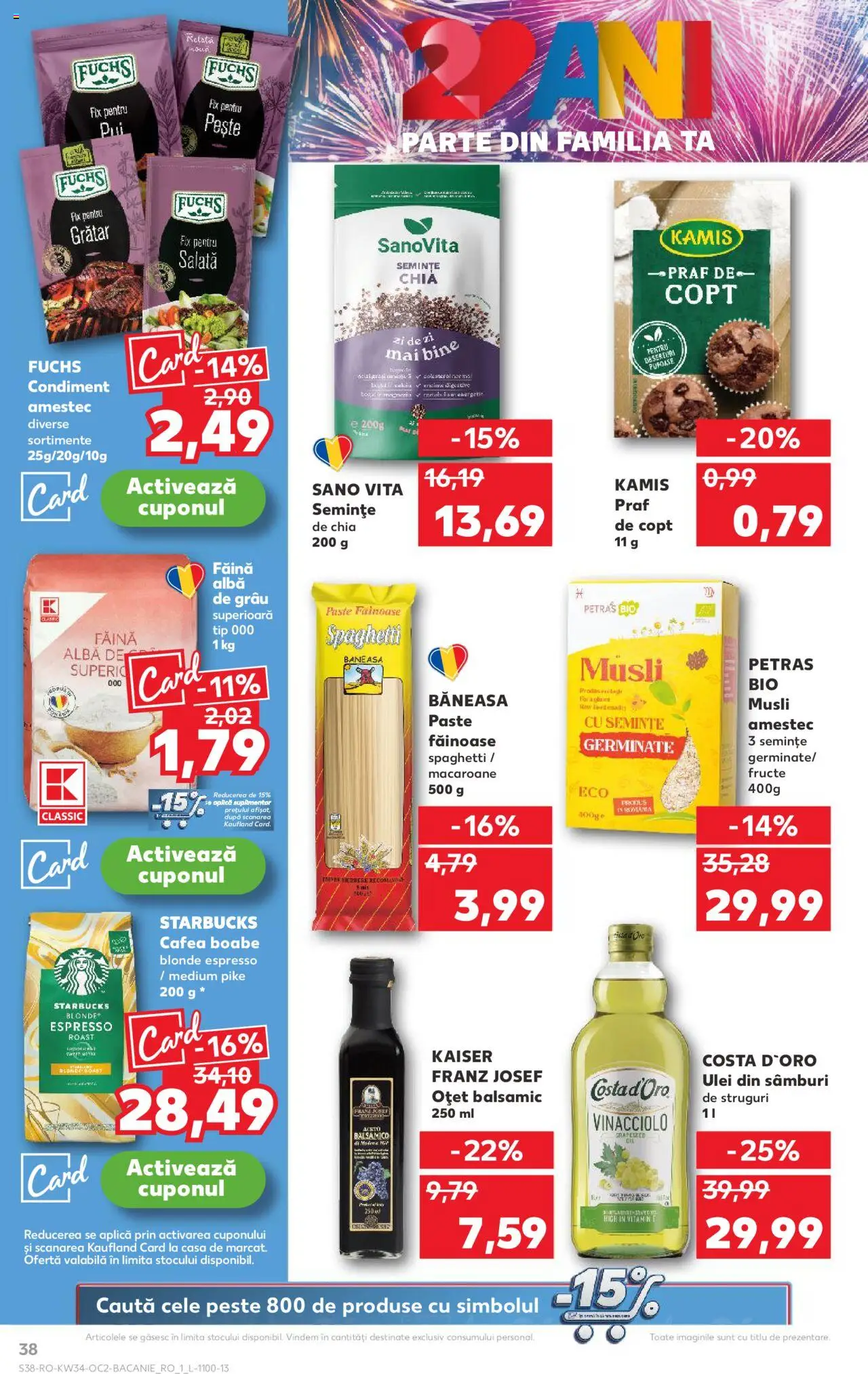 Kaufland RO akciós ujság - amely érvényes a következő dátumtól: 20.08.2025 | Oldal: 38 | Termékek: Saláta
