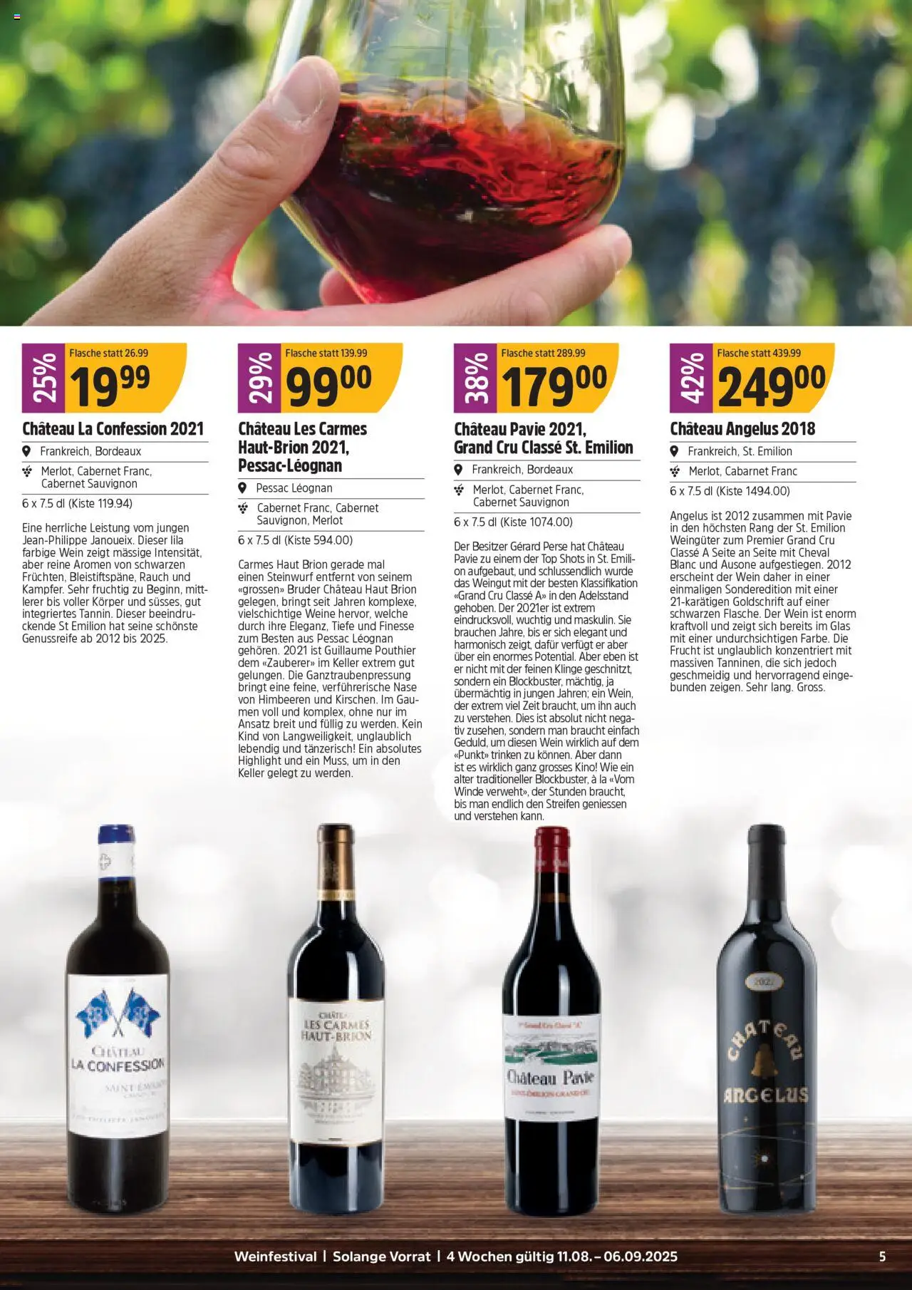 TopCC Aktionen Weinfestival ab 11.08.2025 | Seite: 5 | Produkte: Merlot, Wein, Top