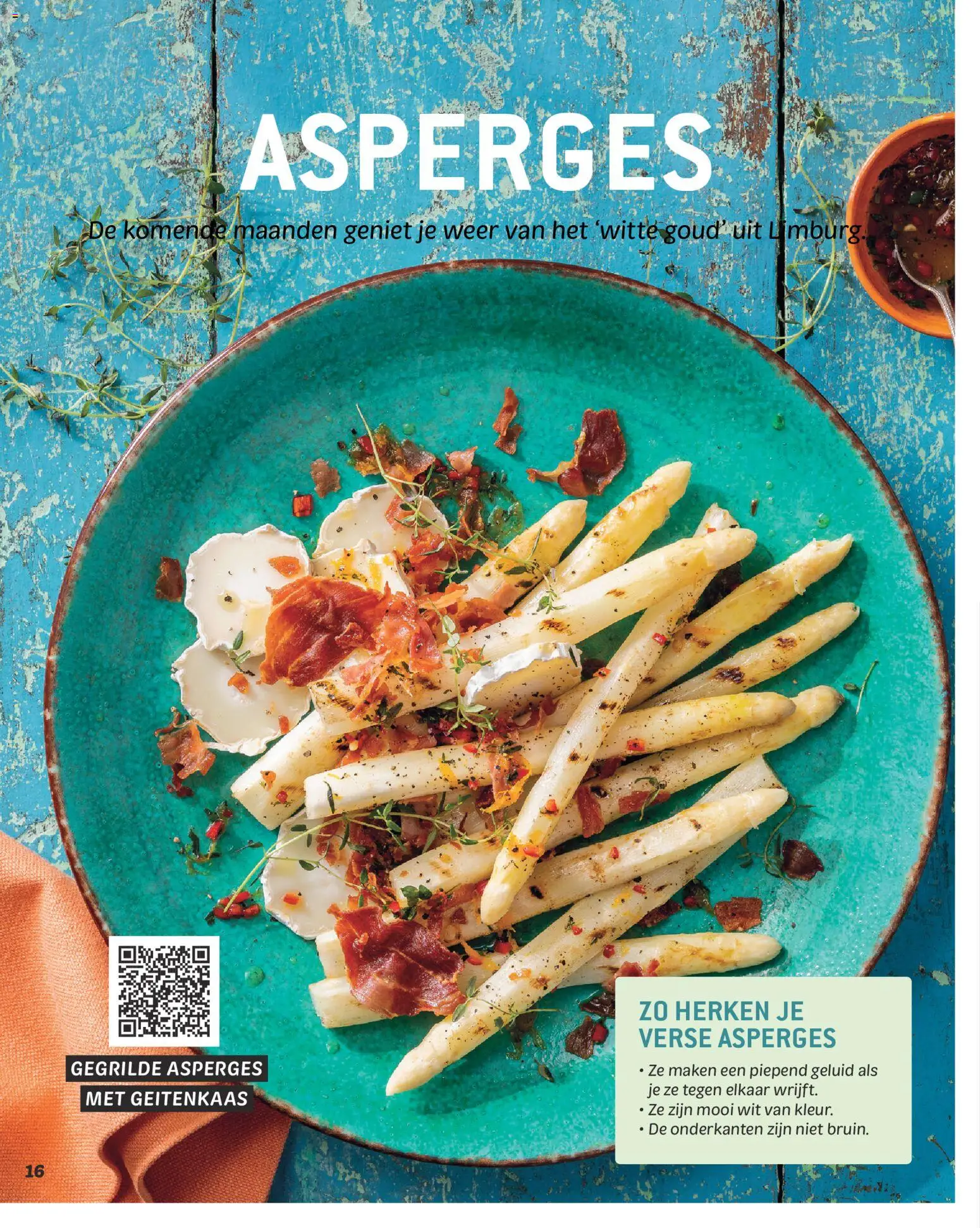 {H1} | Pagina: 16 | Producten: Asperges, Geluid
