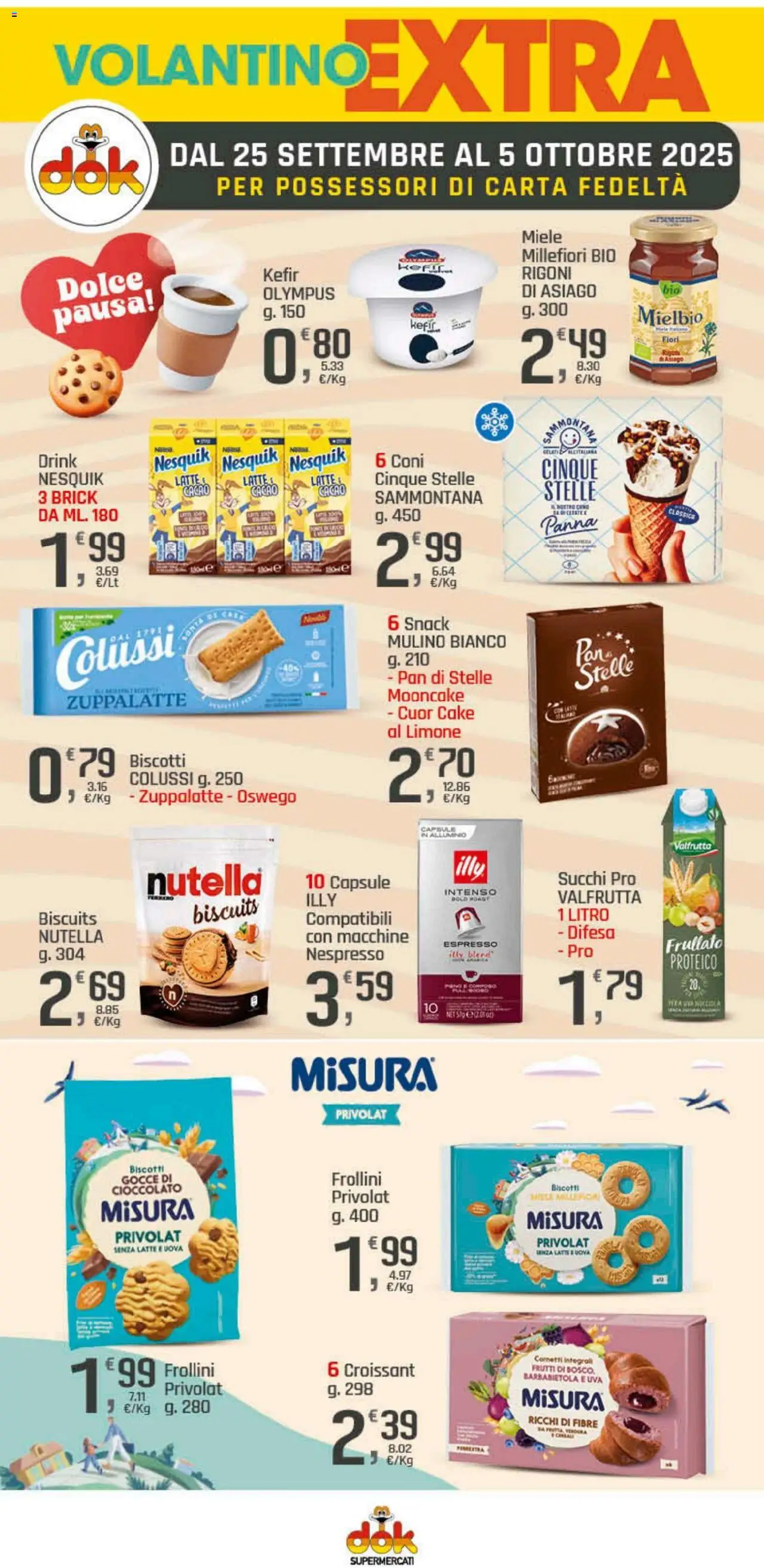 Volantino DOK del 25.09.2025 | Pagina: 14 | Prodotti: Latte, Limone, Cacao, Menta