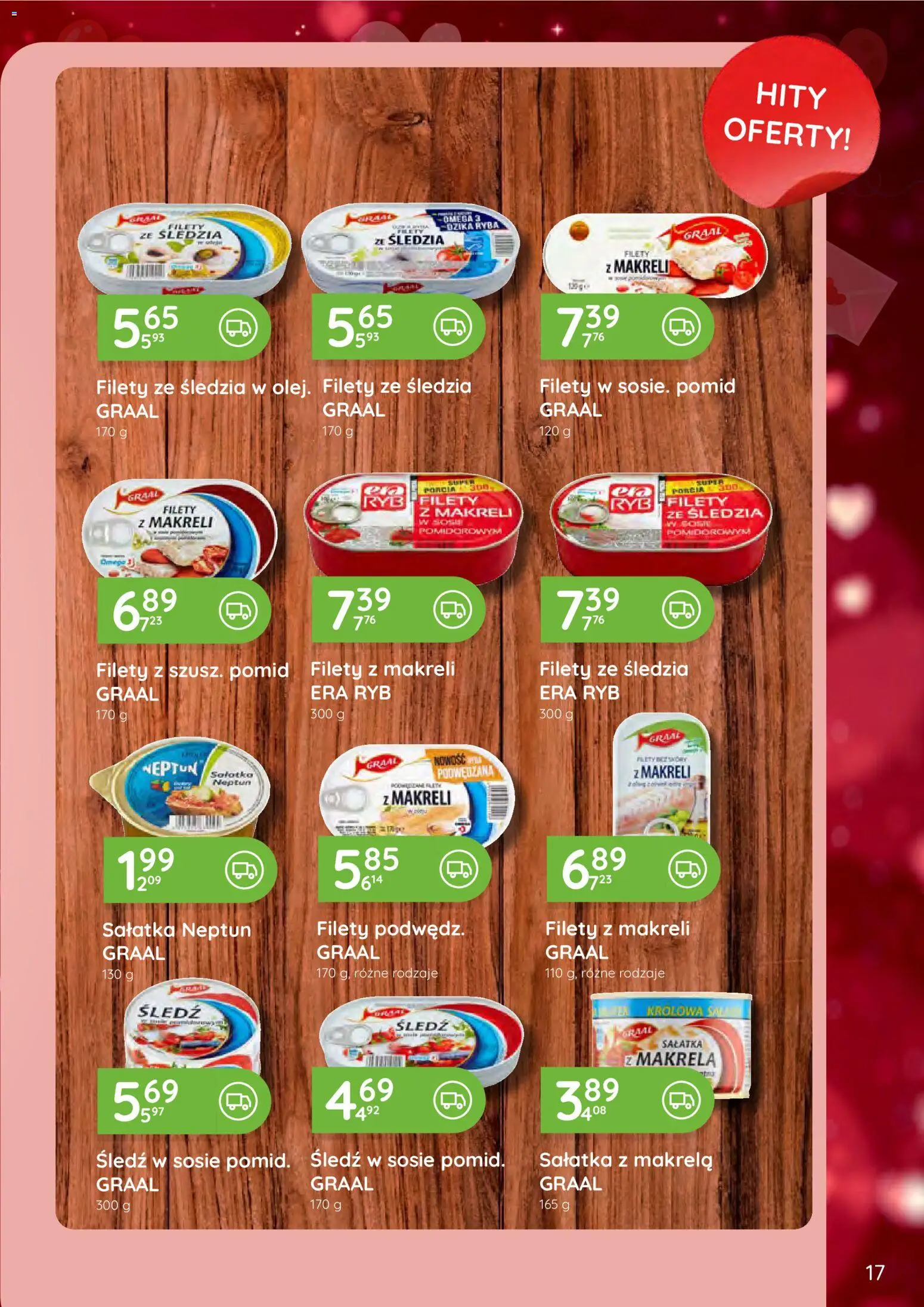 Eurocash Gazetka - Oferta Produktowa od 09.02.2026 | Strona: 17 | Produkty: Śledź, Makrela, Ryba, Sałatka