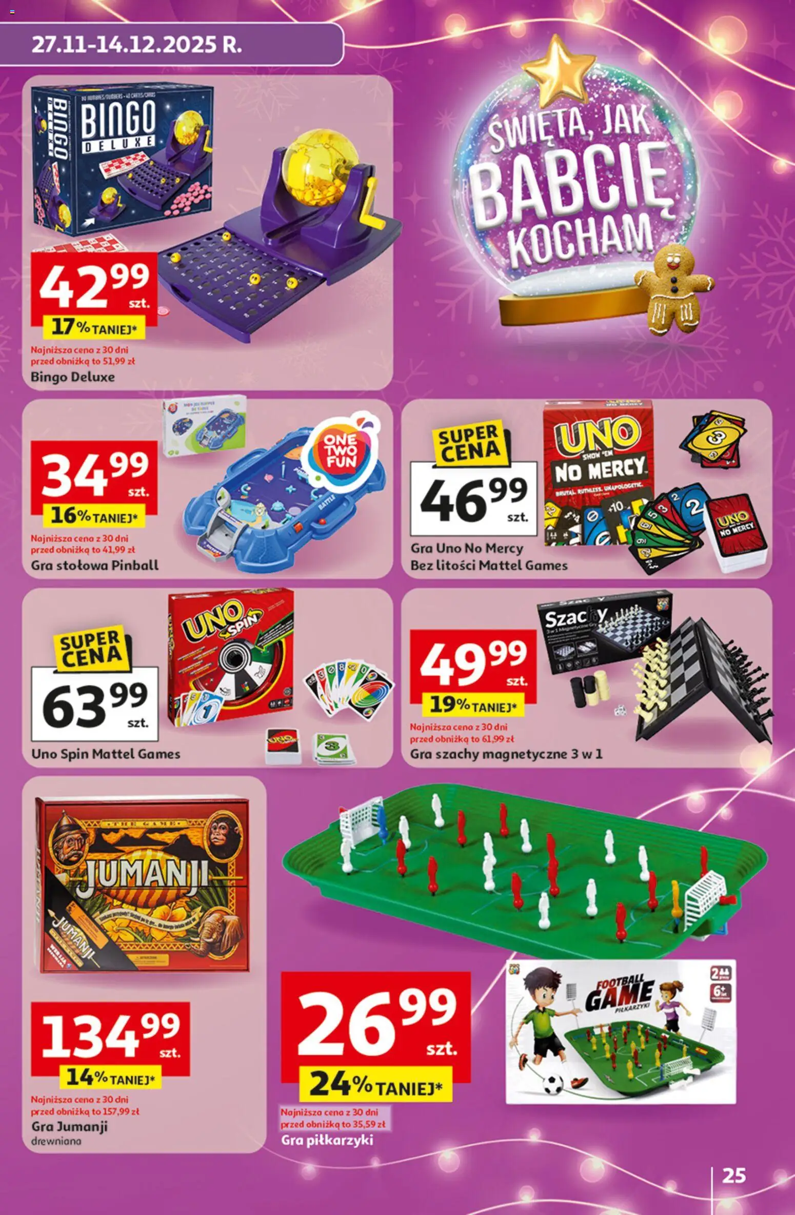 Auchan Gazetka - Katalog prezenty od 27.11.2025 | Strona: 25 | Produkty: Gra