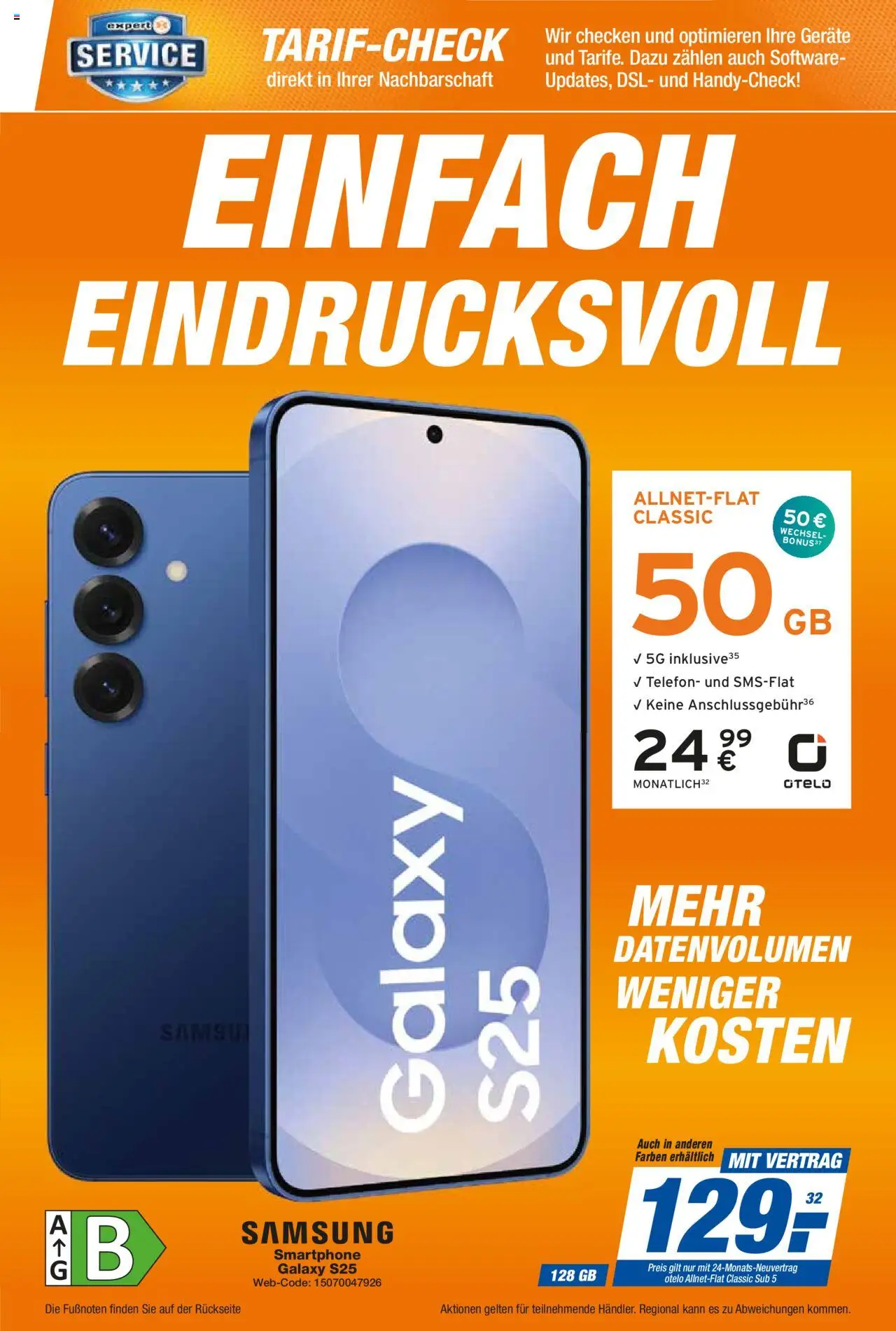 Expert Wie Neu!  – gültig ab 22.09.2025 | Seite: 9 | Produkte: Samsung, Telefon, Smartphone