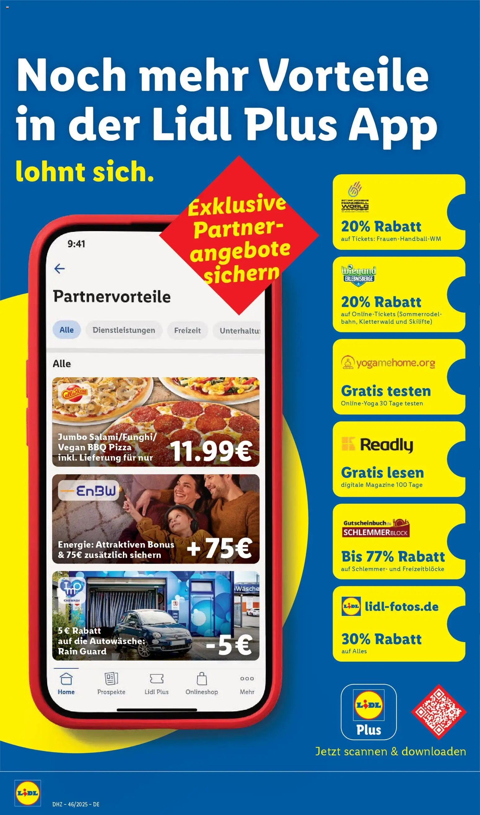 Lidl Prospekt Nagold – gültig ab 10.11.2025 | Seite: 28 | Produkte: Handball, Pizza