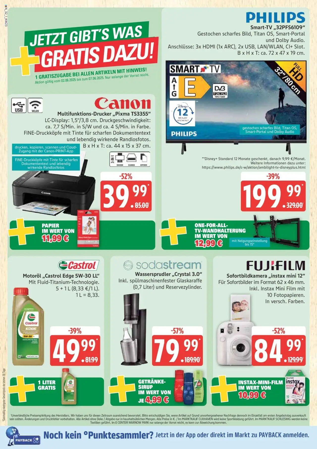 Marktkauf - Marktkauf: Wochenangebote - gültig ab dem 01.06.2025 | Seite: 32 | Produkte: Philips, Sirup, Smart TV, Audio
