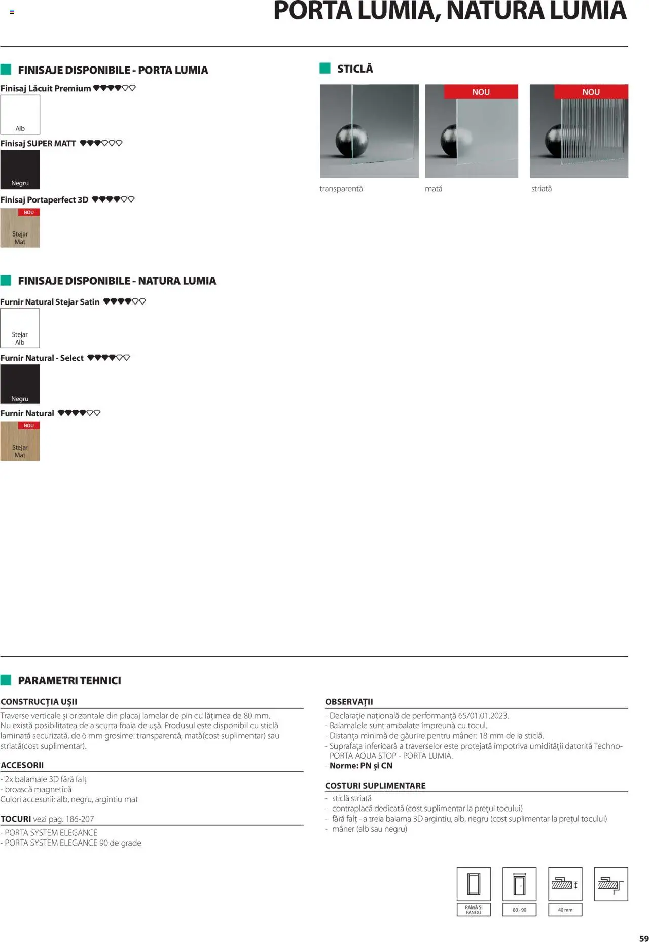 Noul catalog Proges – valabil de la 01.05.2025 | Pagină: 59 | Produse: Mâner, Traverse