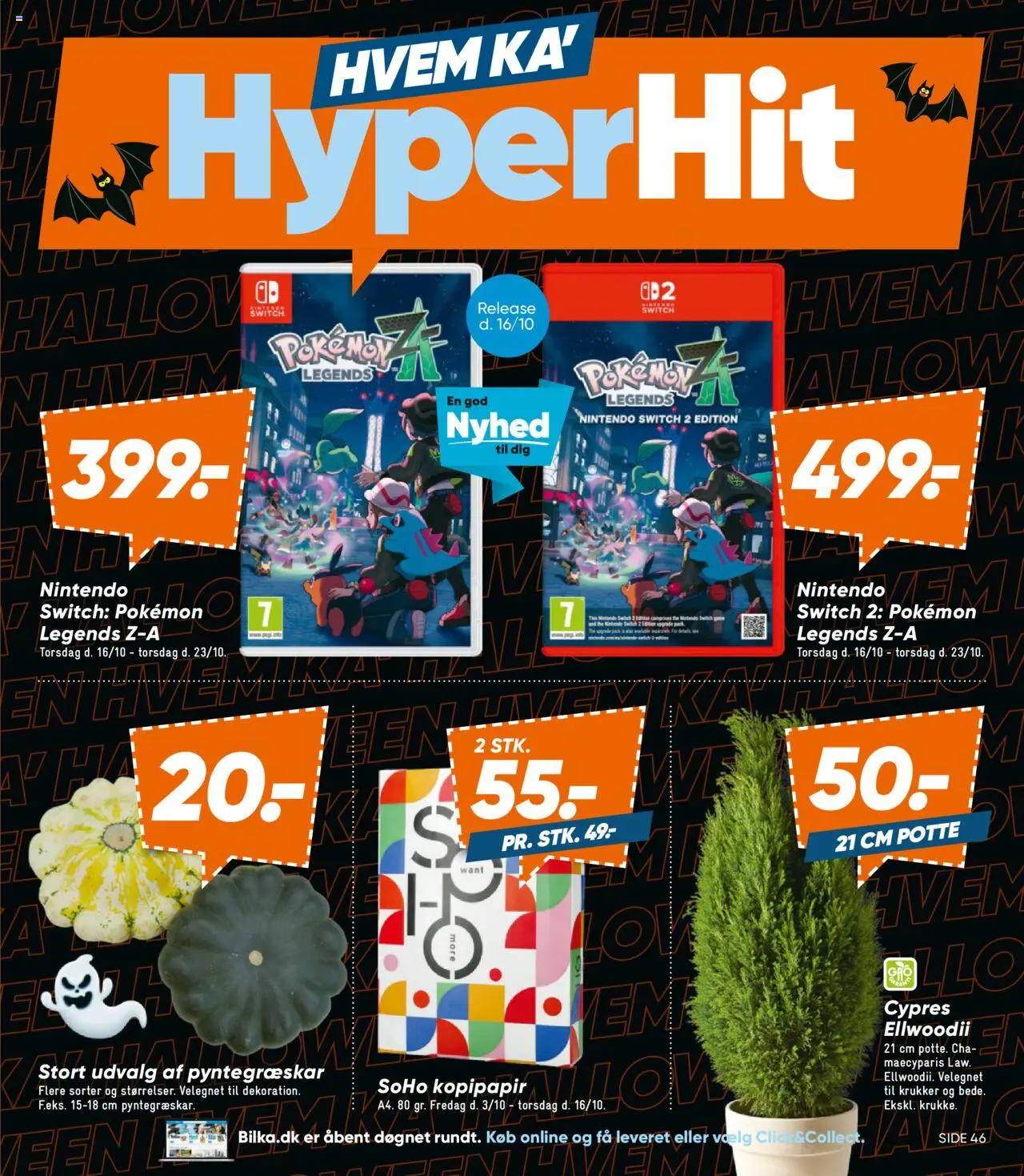 Bilka tilbudsavis – gyldig fra 10.10.2025 | Side: 3 | Produkter: Is, Nintendo Switch