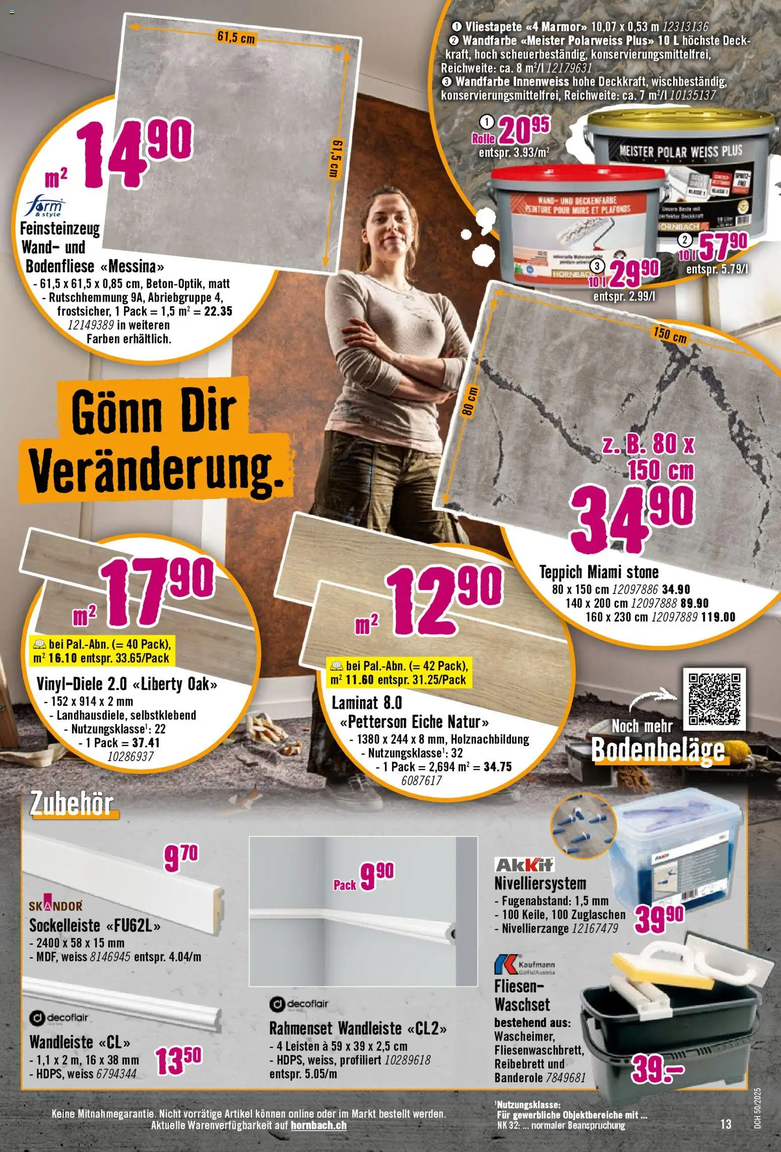 Hornbach Aktionen – gültig ab 06.12.2025 | Seite: 13 | Produkte: Teppich