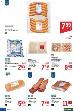Metro angebote Profi gültig ab 04.09.2025 | Seite: 18 | Produkte: Wurst