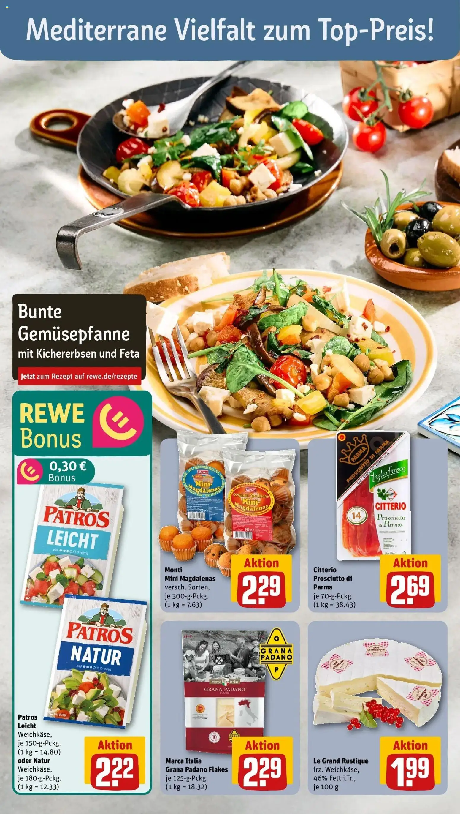 Rewe Prospekt Bielefeld	 – gültig ab 01.03.2026 | Seite: 12 | Produkte: Feta, Patros