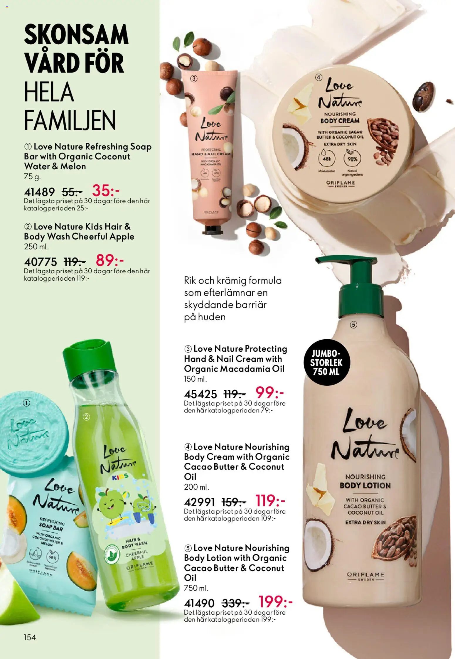 Oriflame reklamblad aktuell från 18.02.2026 | Sida: 154 | Produkter: Body lotion, Äpple