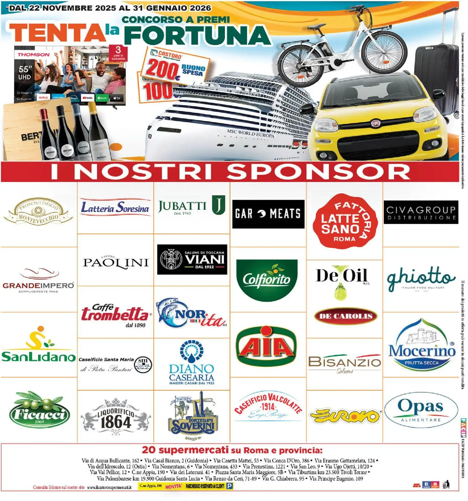 Volantino Il Castoro del 16.12.2025 | Pagina: 24 | Prodotti: Pane, Caffè, Acqua, Latte