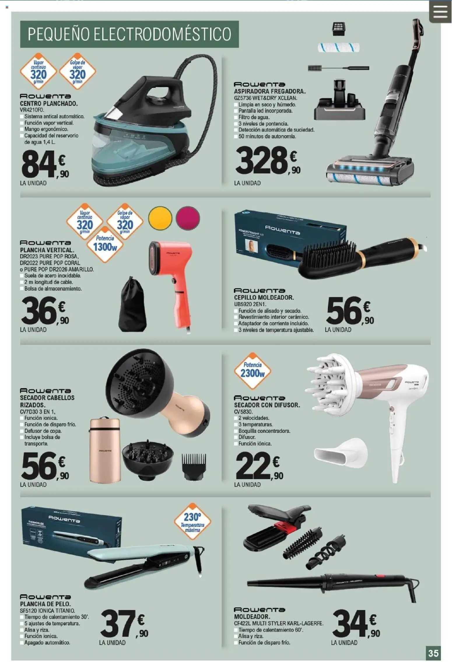 E.Leclerc folleto │ válido desde el 08.04.2026 | Página: 35 | Productos: Bolsa, Adaptador, Ρούτερ, Plancha