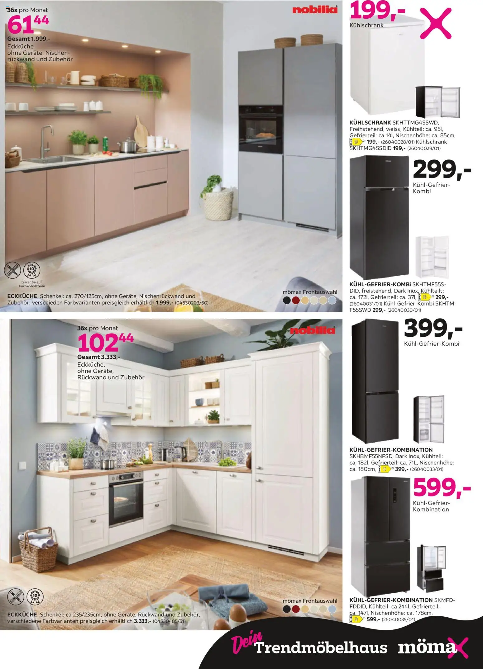 Mömax - Black Friday gültig ab 25.11.2025 | Seite: 15 | Produkte: Kühlschrank