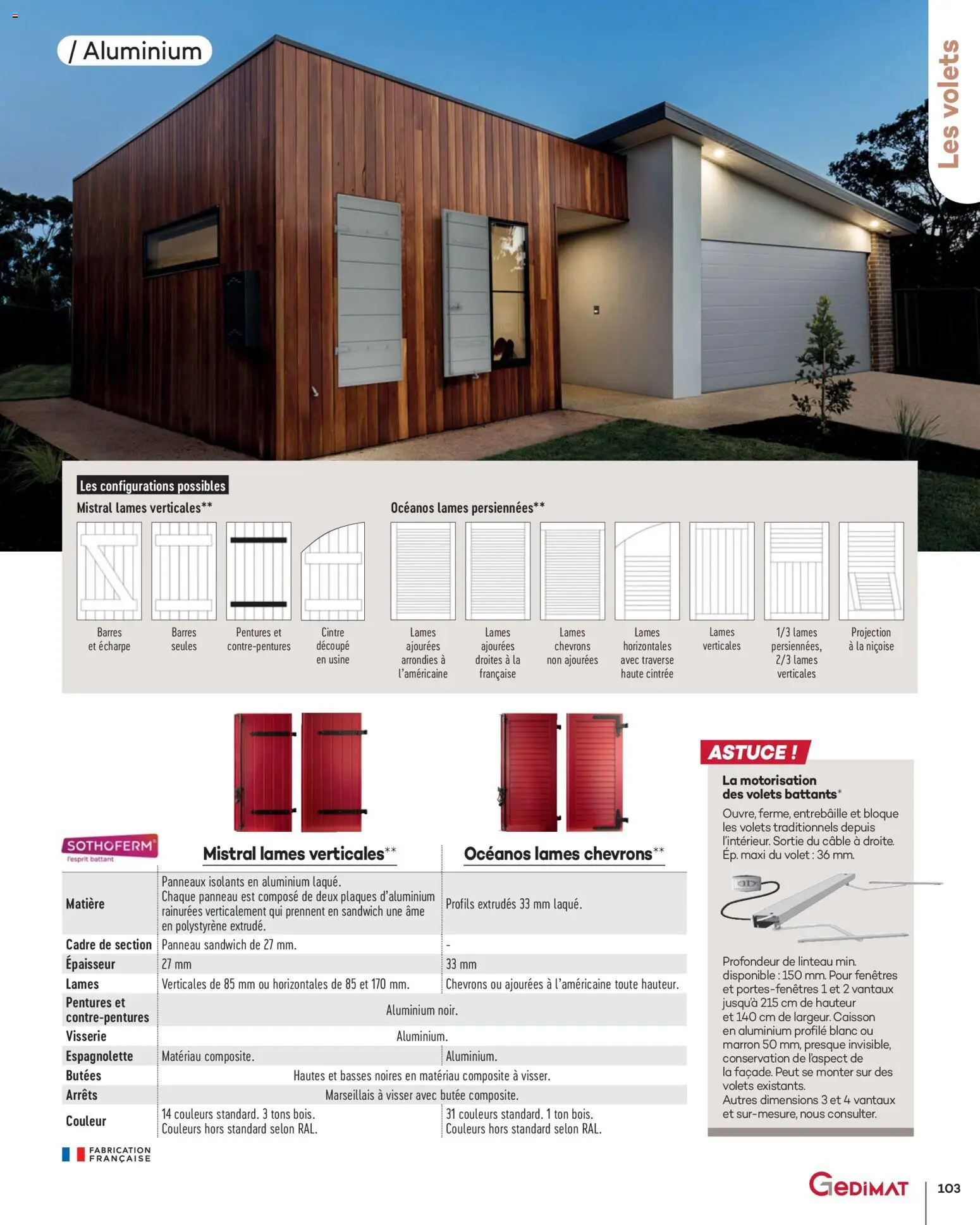 {H1} | Page: 103 | Produits: Écharpe, Sandwich, Cintre, Cadre