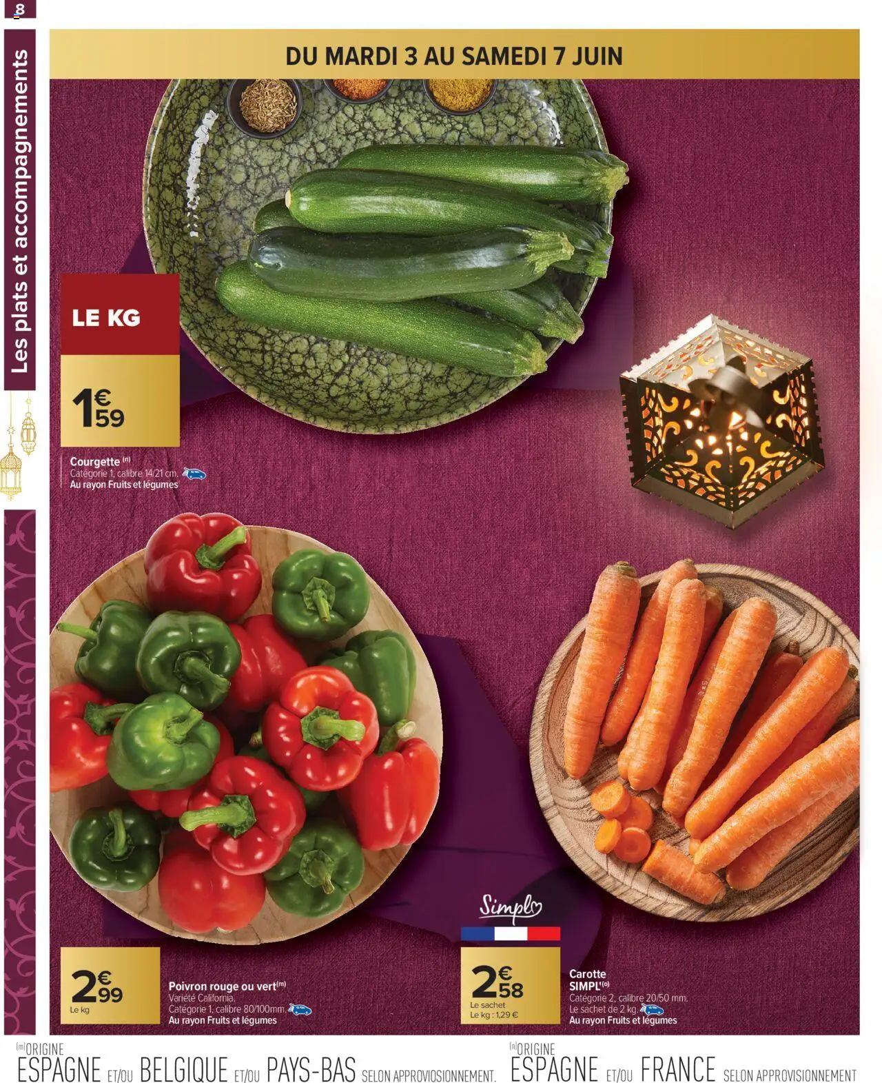  | Page: 10 | Produits: Courgette, Poivron, Carotte