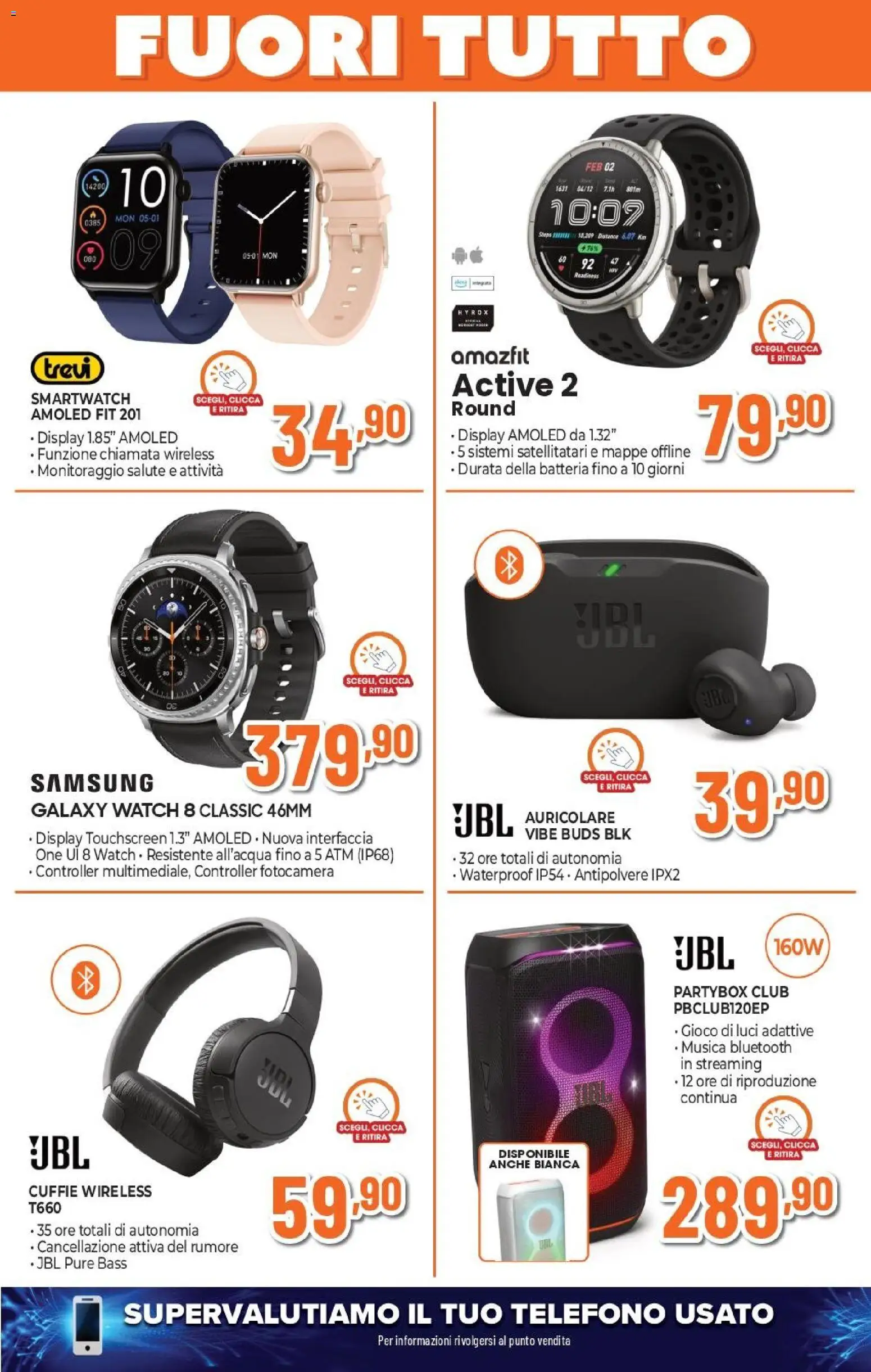 Volantino Expert del 15.01.2026 | Pagina: 4 | Prodotti: Telefono, Smartwatch, Batteria, Samsung