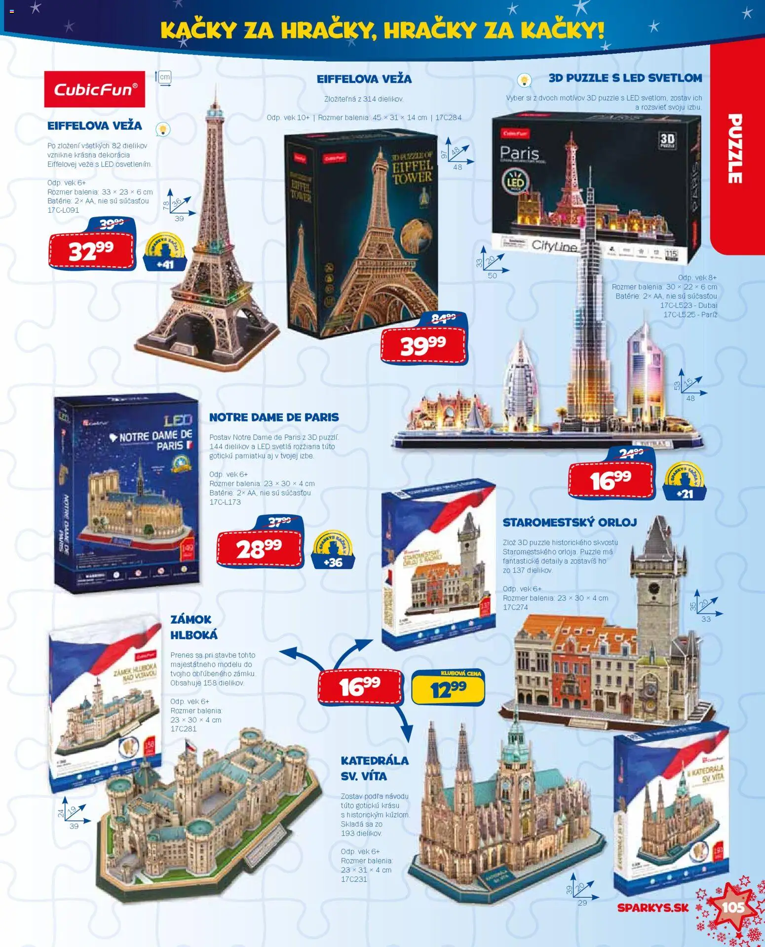 Nové ALLTOYS akcie – leták je platný od 19.11.2025 | Strana: 105 | Produkty: Led svetlá, Hračky, Svetlá