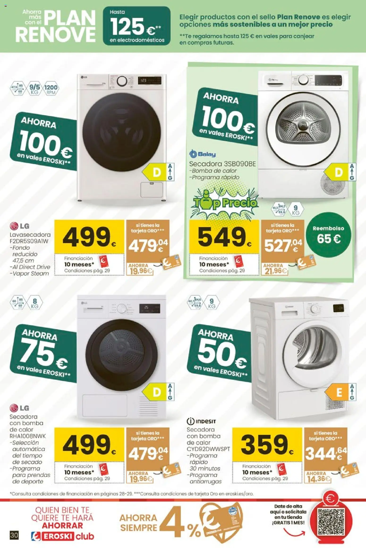 Eroski -  Qué agusto │ válido desde el 07.01.2026 | Página: 30 | Productos: Té, Secadora