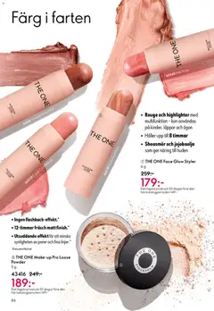 Oriflame erbjudanden 05/26 - Förhandsvisning av reklamblad från butik Oriflame aktuell från 01.04.2026 | Sida: 86 | Produkter: Highlighter, Rouge
