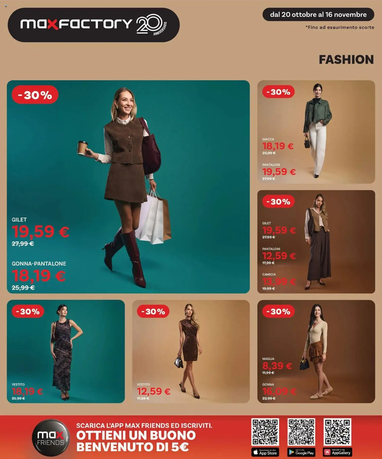 Volantino Max Factory del 20.10.2025 | Pagina: 6 | Prodotti: Camicia, Giacca, Pantaloni, The