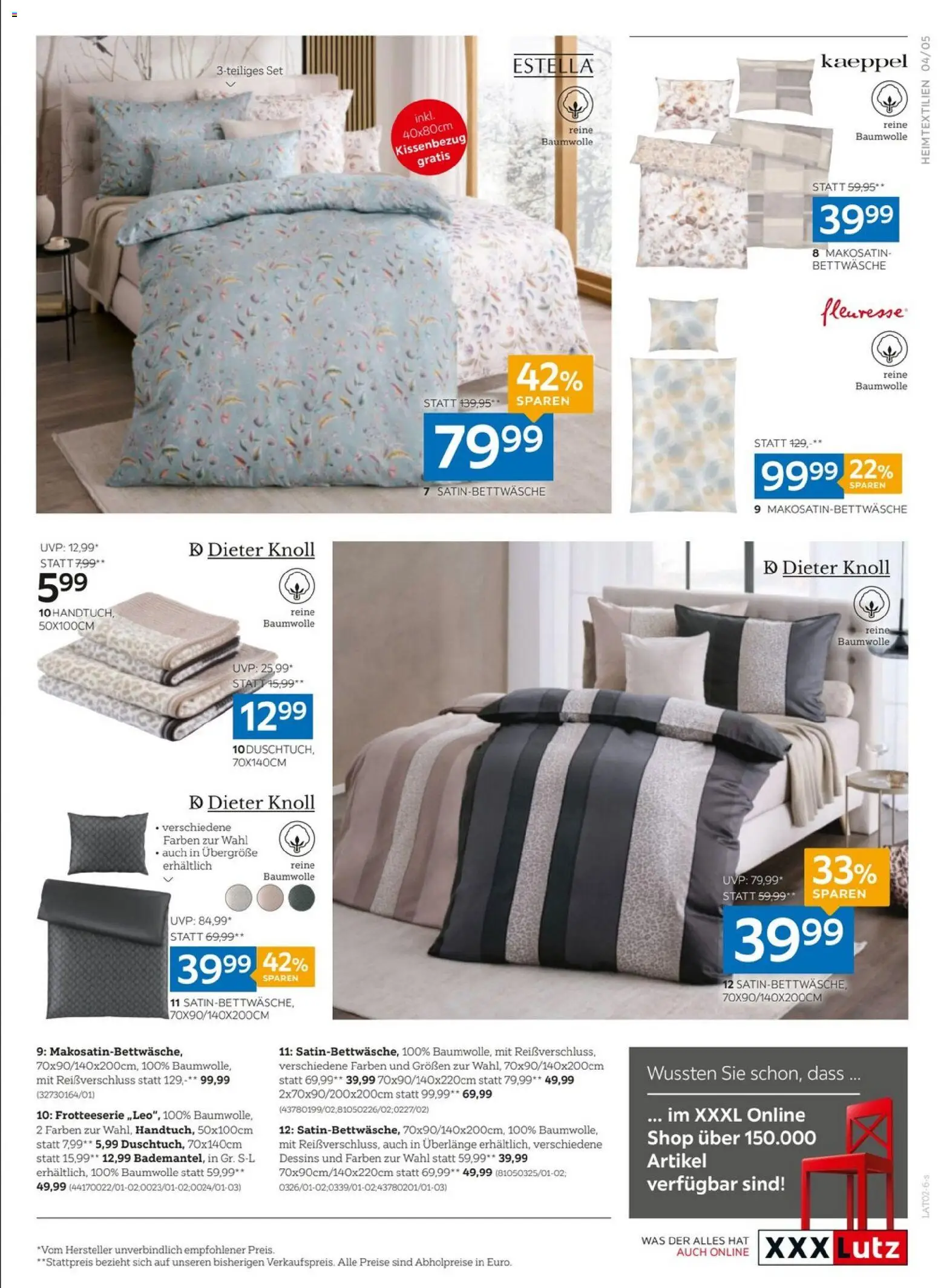 XXXLutz Heimtextilienwochen gültig ab 20.01.2026 | Seite: 5
