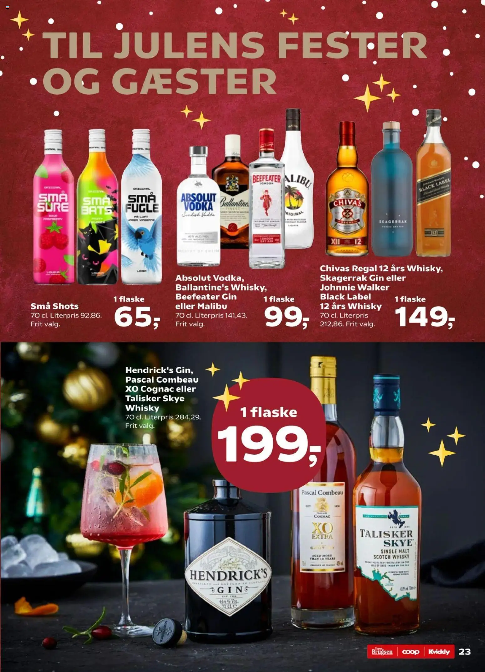 Super Brugsen tilbudsavis – gyldig fra 05.12.2025 | Side: 25 | Produkter: Gin, Vodka, Whisky