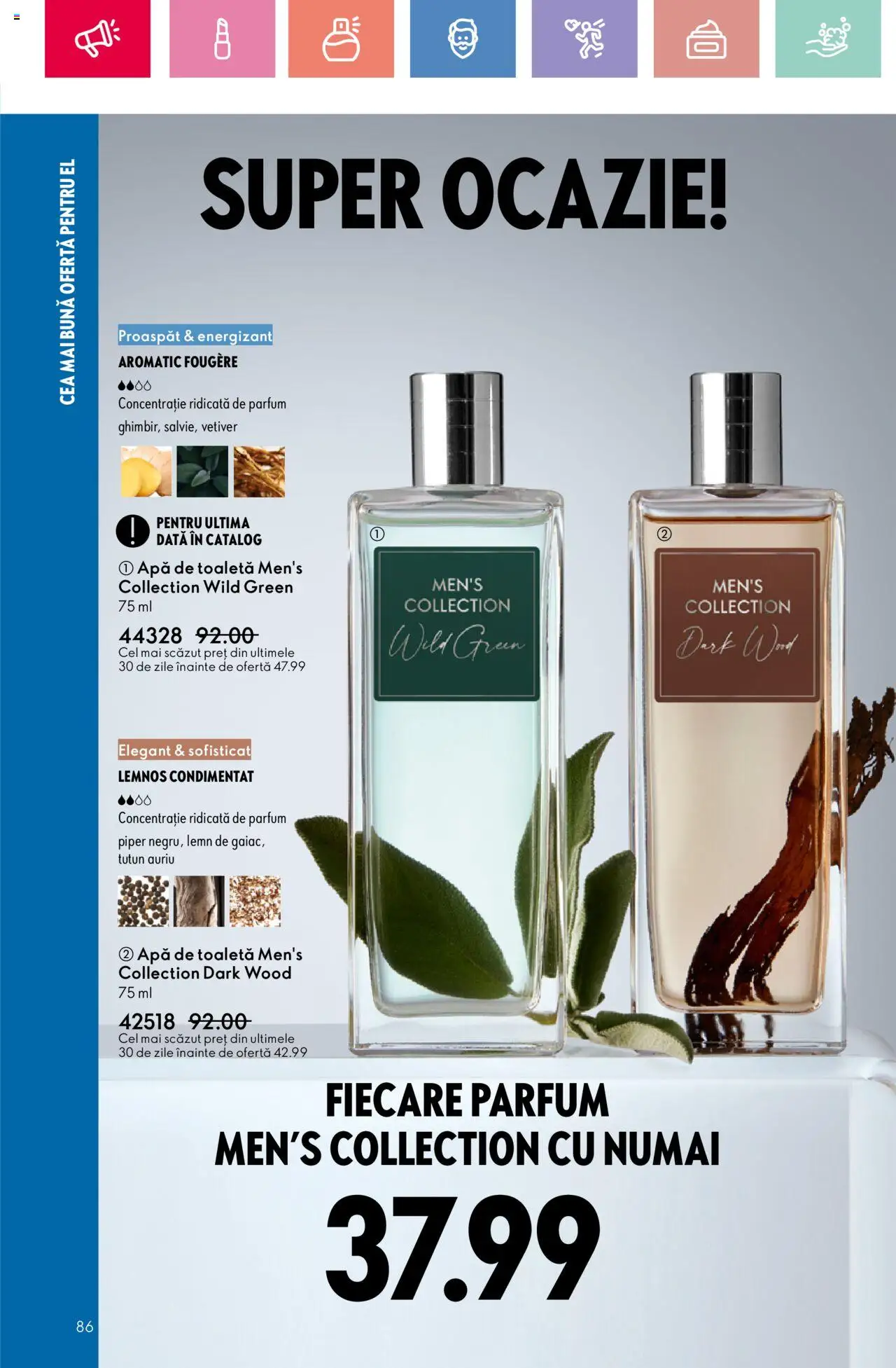 Oriflame catalog 10 2025 – valabil de la 06.07.2025 | Pagină: 86 | Produse: Toaletă, Parfum, Apă de toaletă, Piper