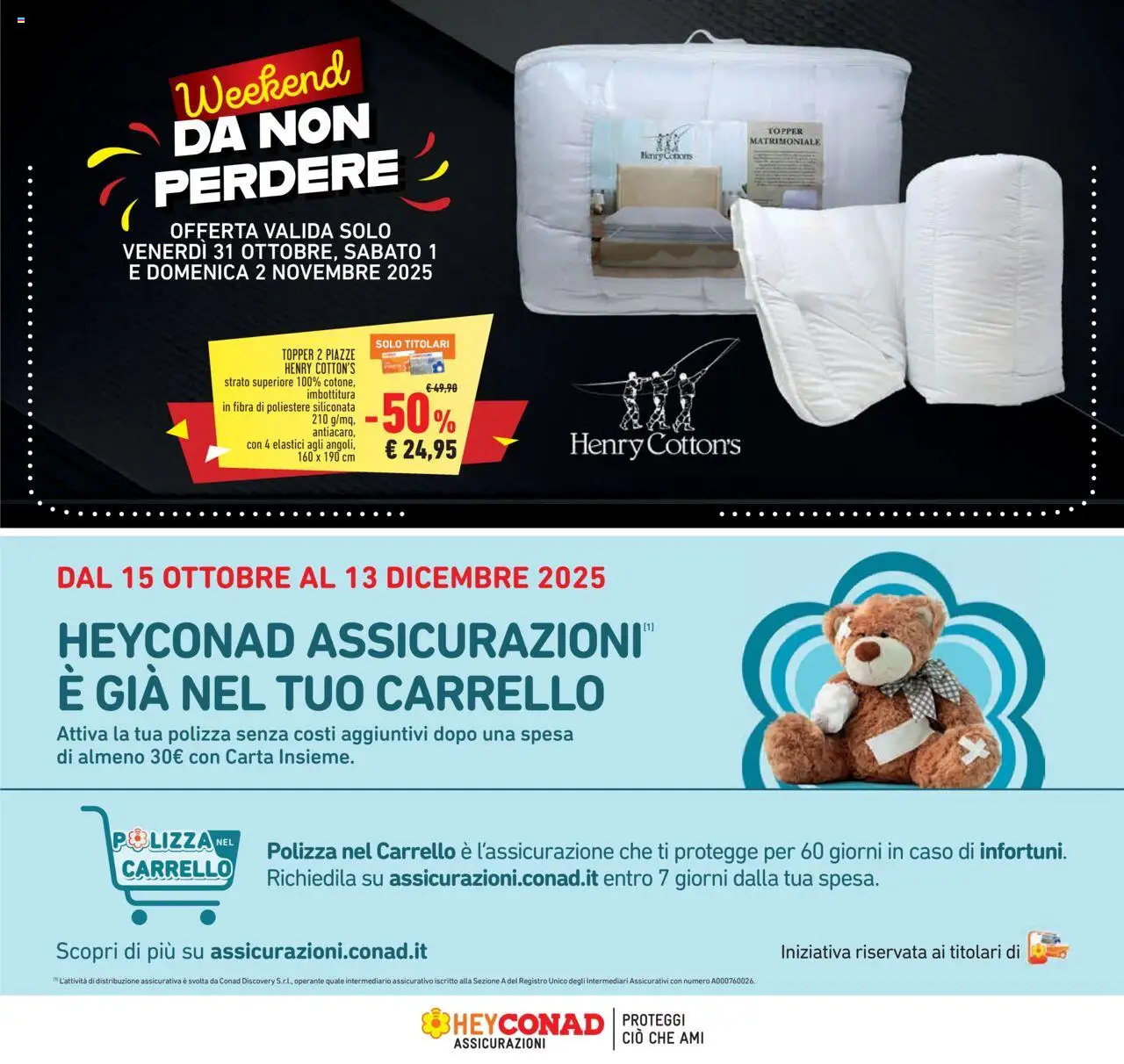 Volantino Conad del 23.10.2025 | Pagina: 27 | Prodotti: Carrello, Elastici