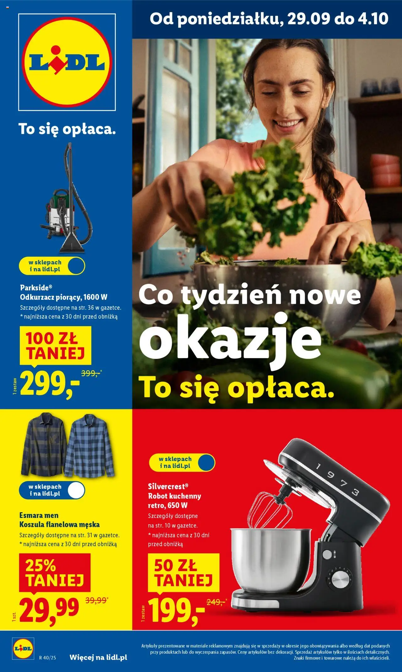 Lidl Katalog od 29.09.2025 | Strona: 5 | Produkty: Robot kuchenny, Odkurzacz, Robot, Cleaner