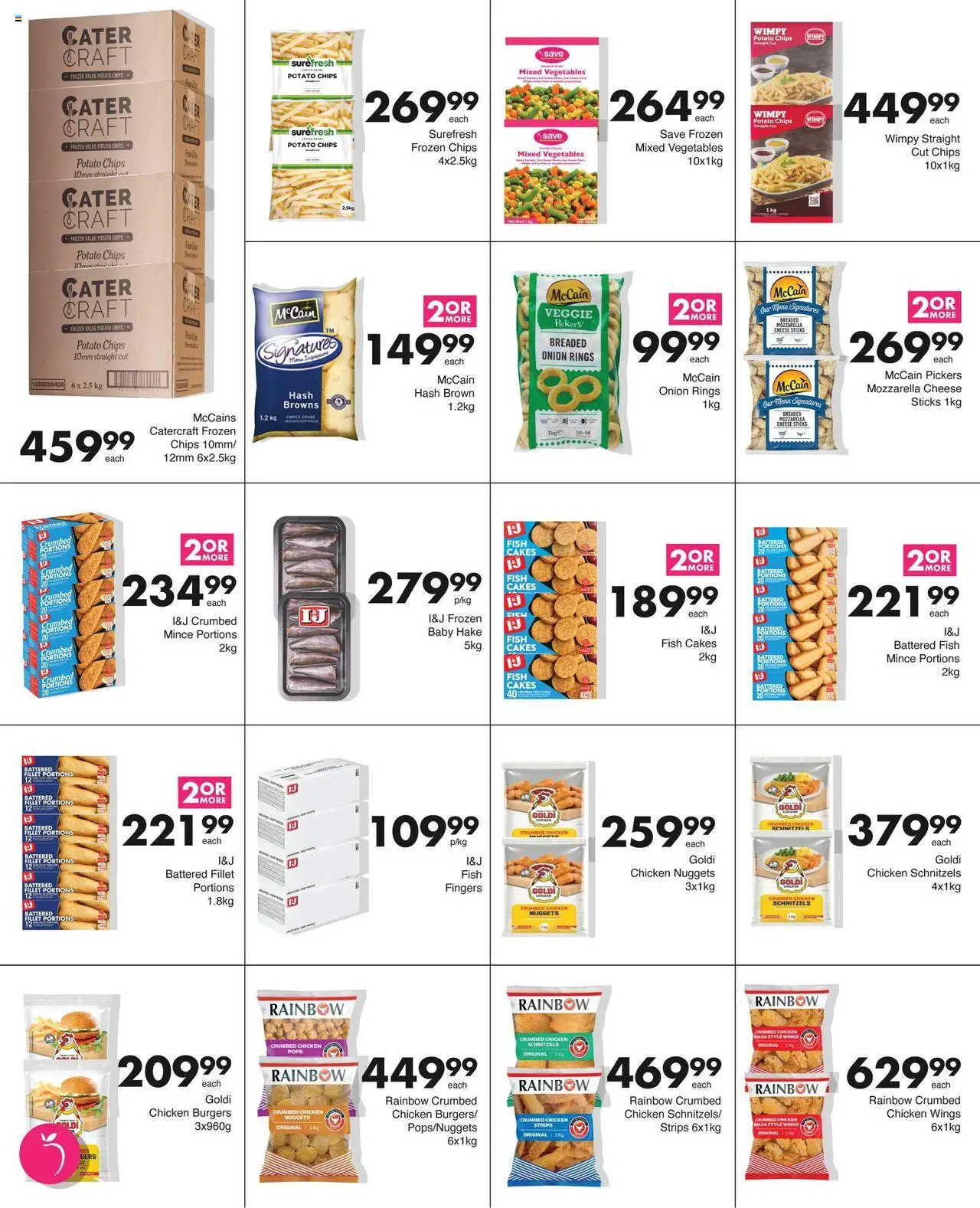 New Save catalogue – valid from 06.10.2025 | Page: 3 | Products: Cheese, Chicken, Burgers, Chips