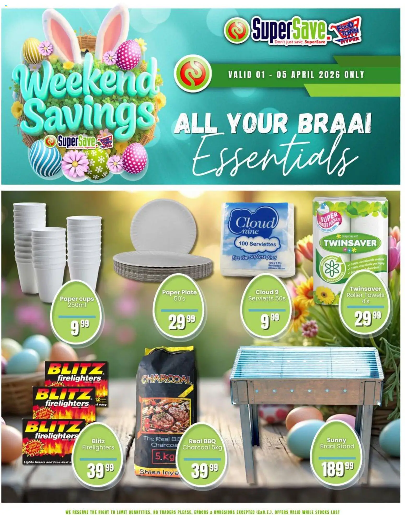 New Super Save catalogue – valid from 01.04.2026 | Page: 5 | Products: Plate, Paper