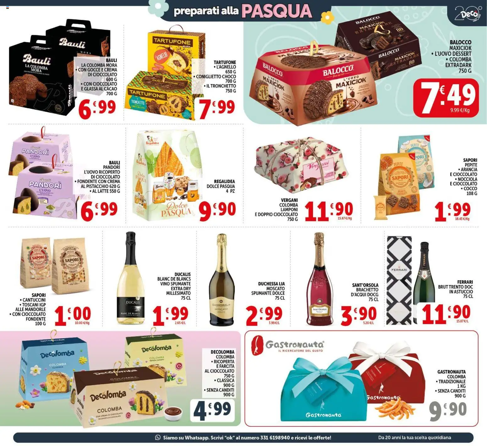 Volantino Decò del 17.03.2026 | Pagina: 3 | Prodotti: Crema, Latte, Cocco, Astuccio