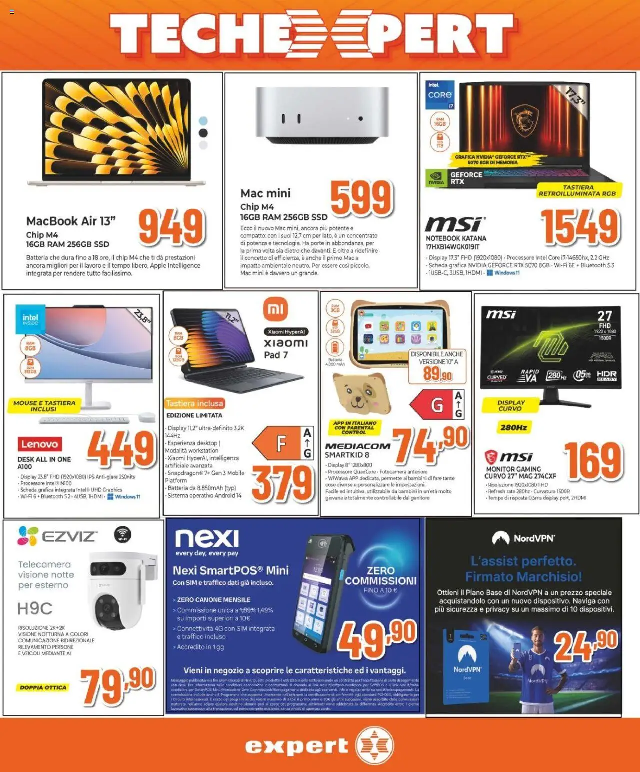 Volantino Expert del 11.09.2025 | Pagina: 23 | Prodotti: Monitor, Notebook, Mobile, Mouse