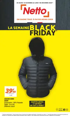 Netto - Prévisualisation de Netto Black Friday valide à partir de 18.11.2025
