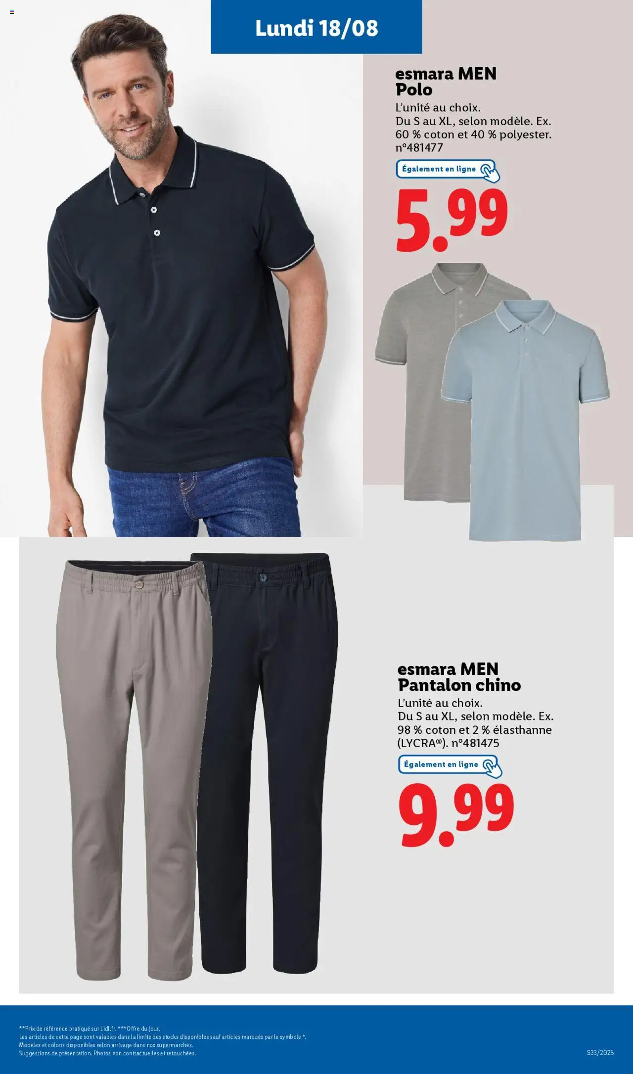 | Page: 67 | Produits: Polo, Coton, Pantalon