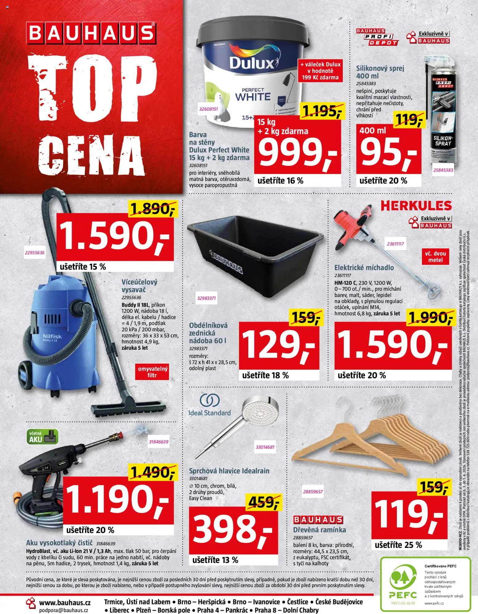 Bauhaus leták od 06.03.2026 | Strana: 40 | Produkty: Kalhoty, Telefon, Vysokotlaký čistič, Váleček