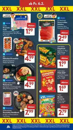 Aldi Süd Prospekt 	 ab 02.02.2026 gültig | Seite: 26 | Produkte: Funny frisch, Tür, Schinken, Hackfleisch
