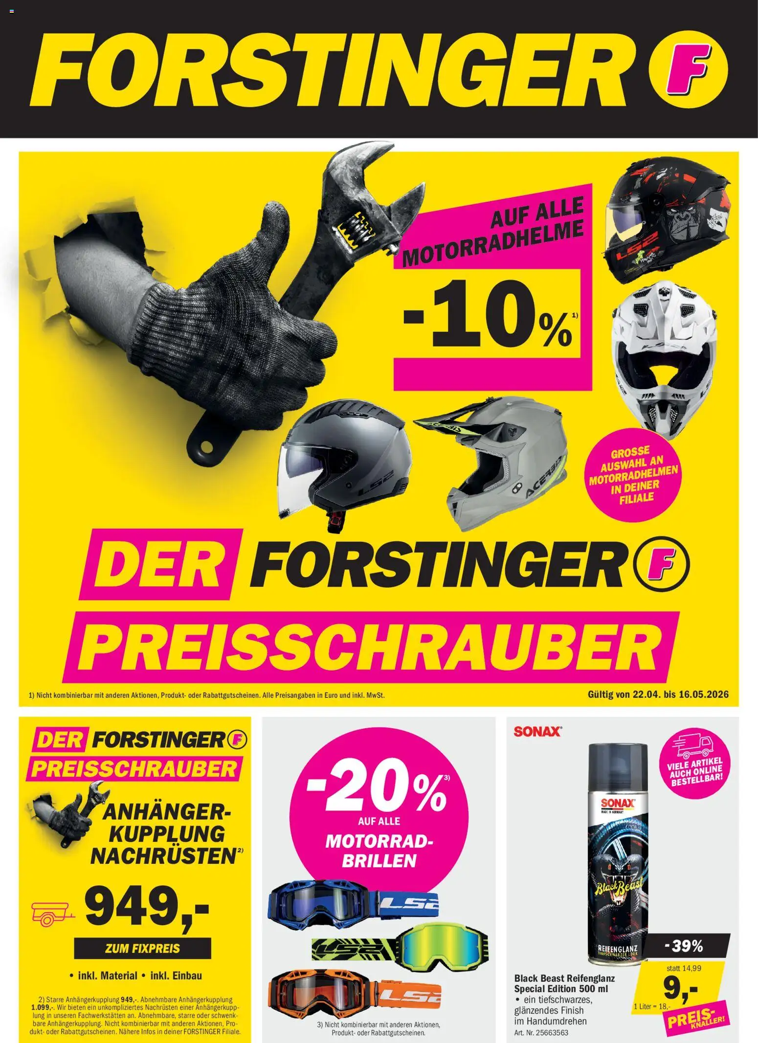 Forstinger Flugblatt gültig ab 22.04.2026 | Seite: 1