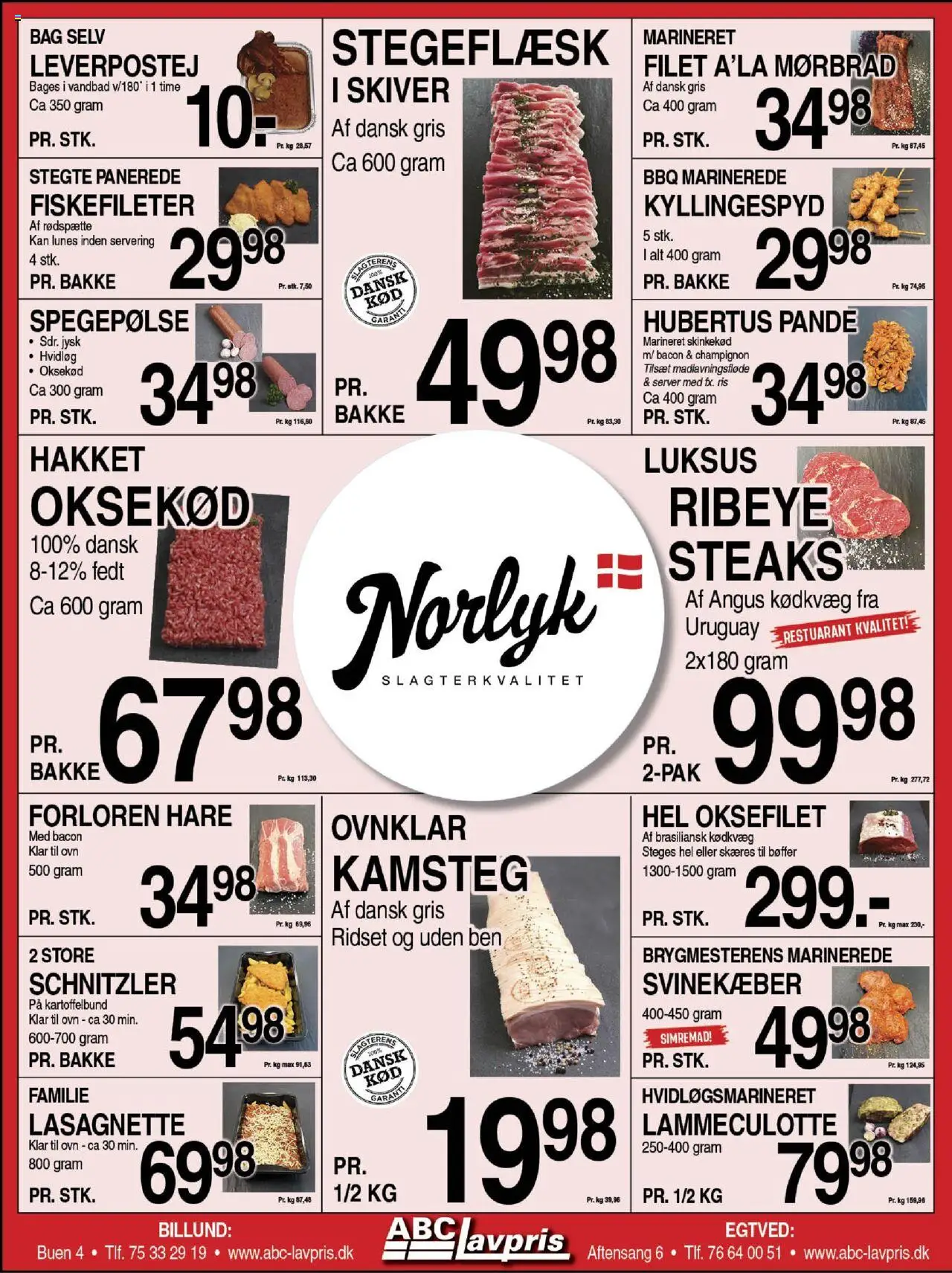 Abc Lavpris tilbudsavis – gyldig fra 01.10.2025 | Side: 3 | Produkter: Champignon, Spegepølse, Leverpostej, Bacon