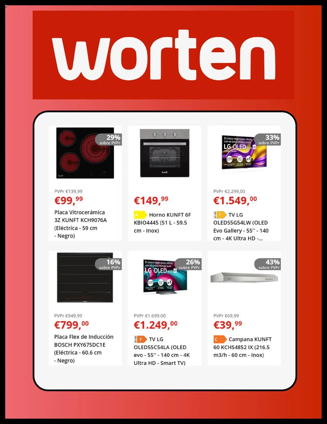 Worten folleto │ válido desde el 16.09.2025 | Página: 4 | Productos: Horno