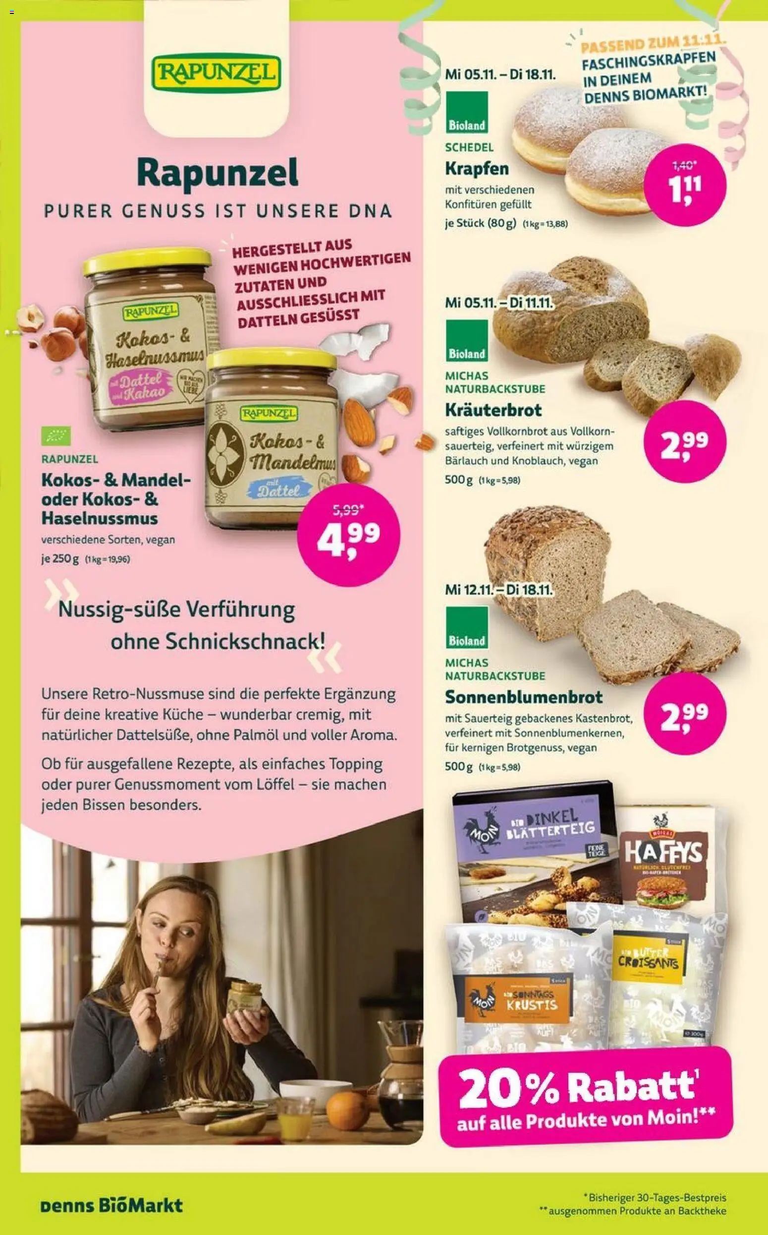 Denns BioMarkt Angebote – gültig ab 05.11.2025 | Seite: 10 | Produkte: Vollkornbrot, Küche, Dattel