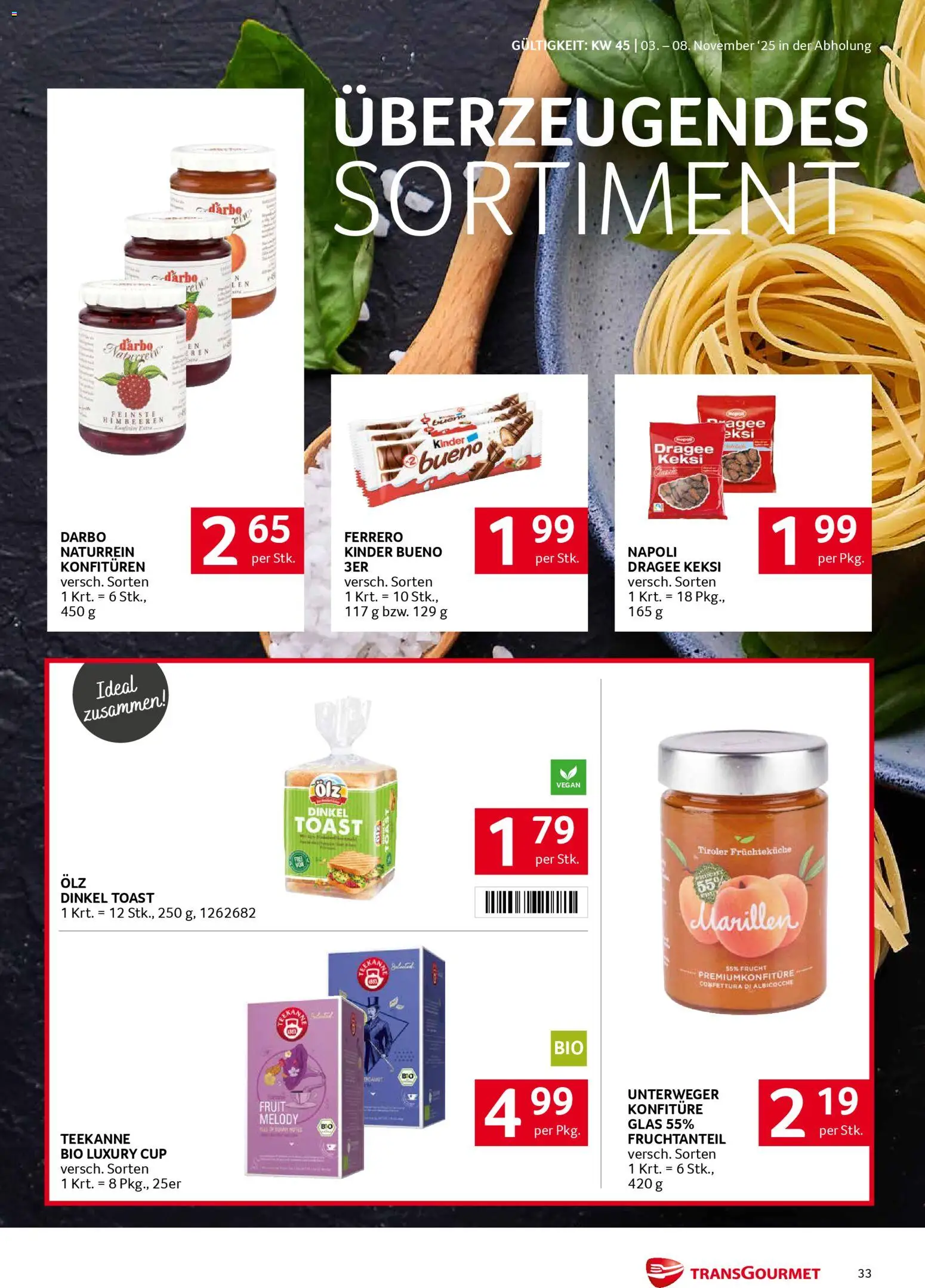 Transgourmet Flugblatt gültig ab 03.11.2025 | Seite: 33
