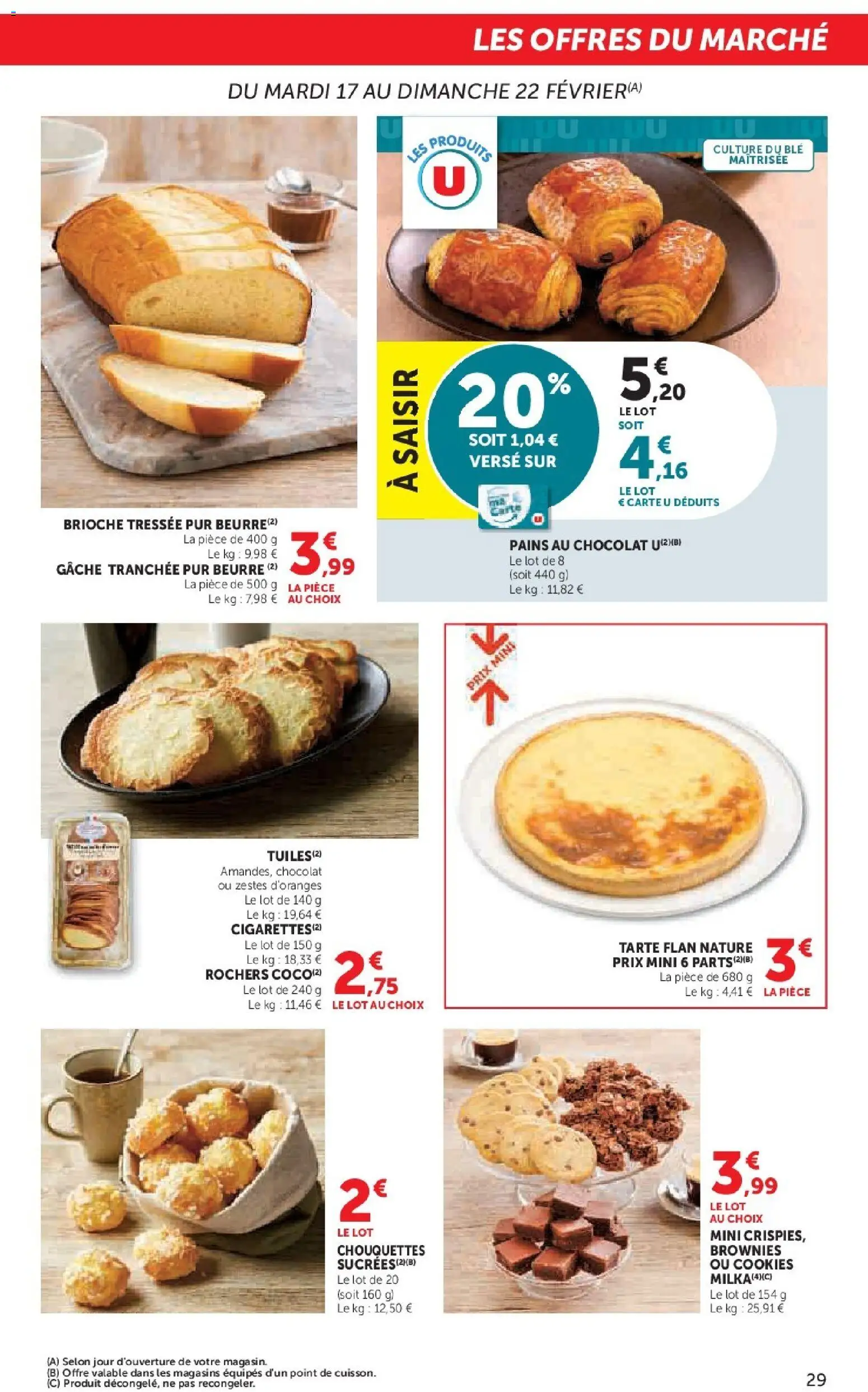 {H1} | Page: 29 | Produits: Cookies, Beurre, Chocolat